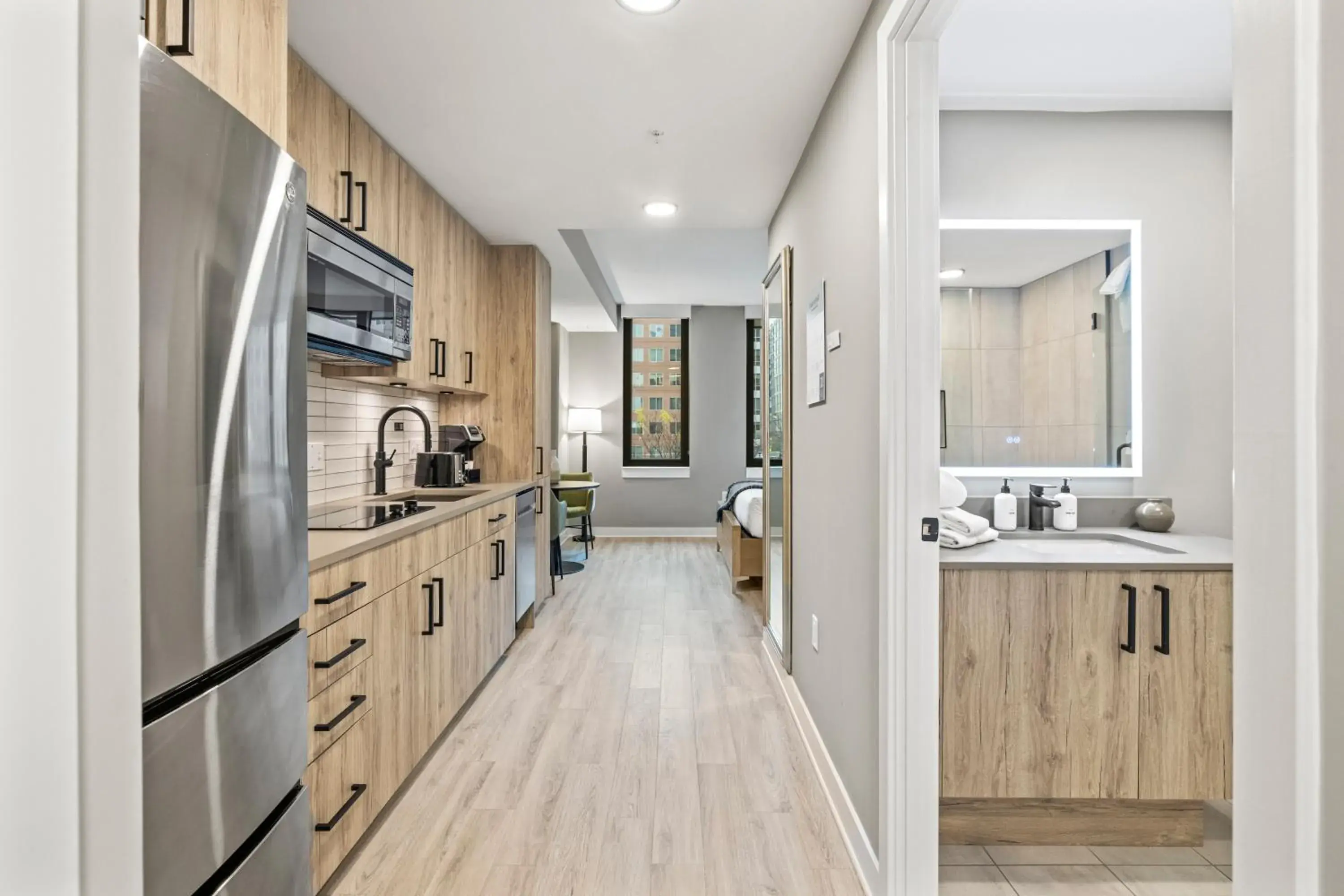 Kitchen or kitchenette in Coda on Half, a Placemakr Experience - Navy Yard Kitchen or kitchenette in Coda on Half, a Placemakr Experience - Navy Yard