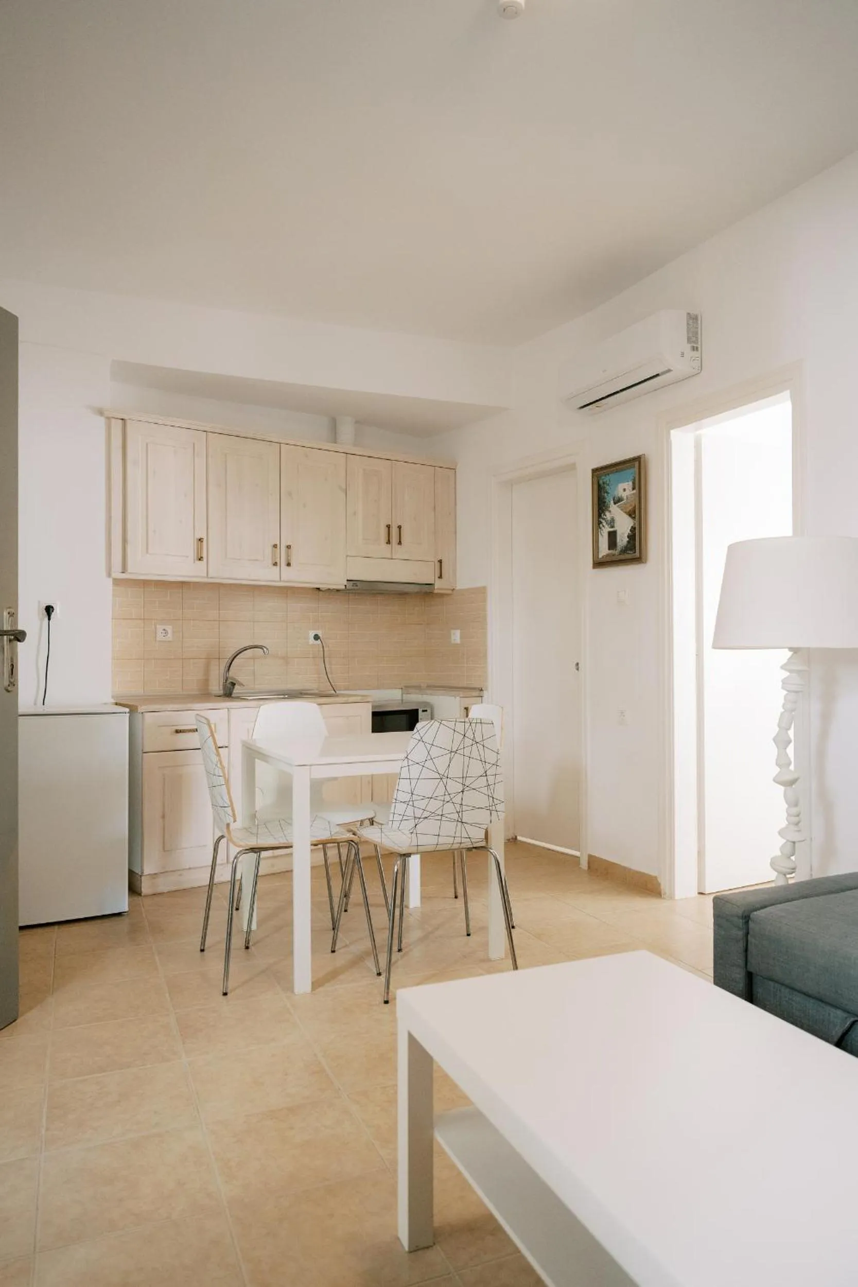 Kitchen or kitchenette in Lindos Harmony Suites