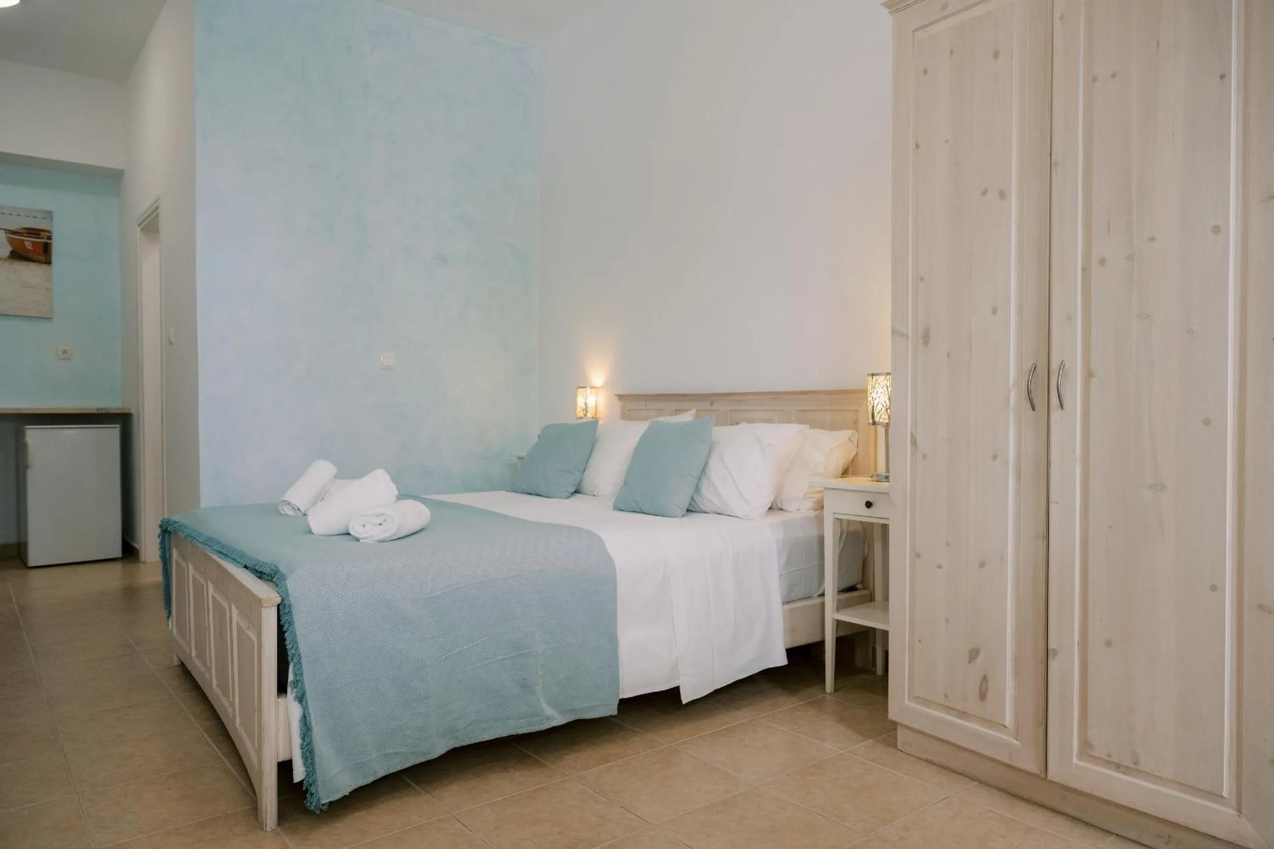 Bedroom, Bed in Lindos Harmony Suites