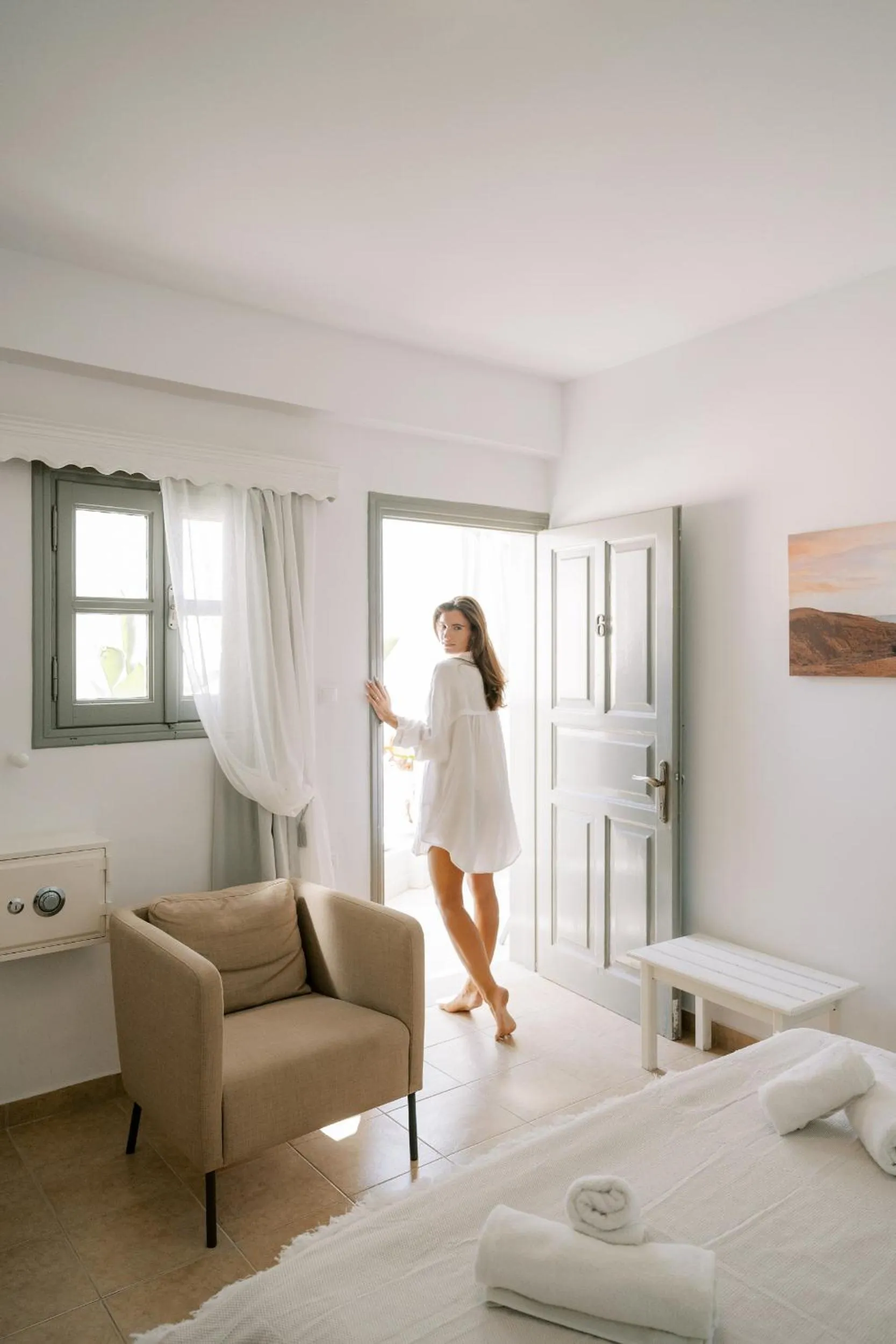 Bedroom, Bed in Lindos Harmony Suites