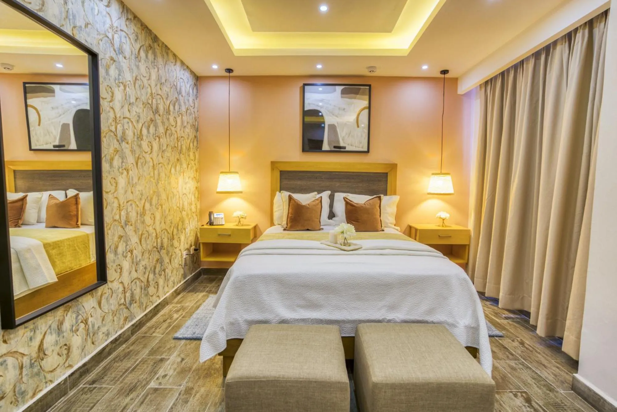 Bedroom, Bed in Melina Hotel