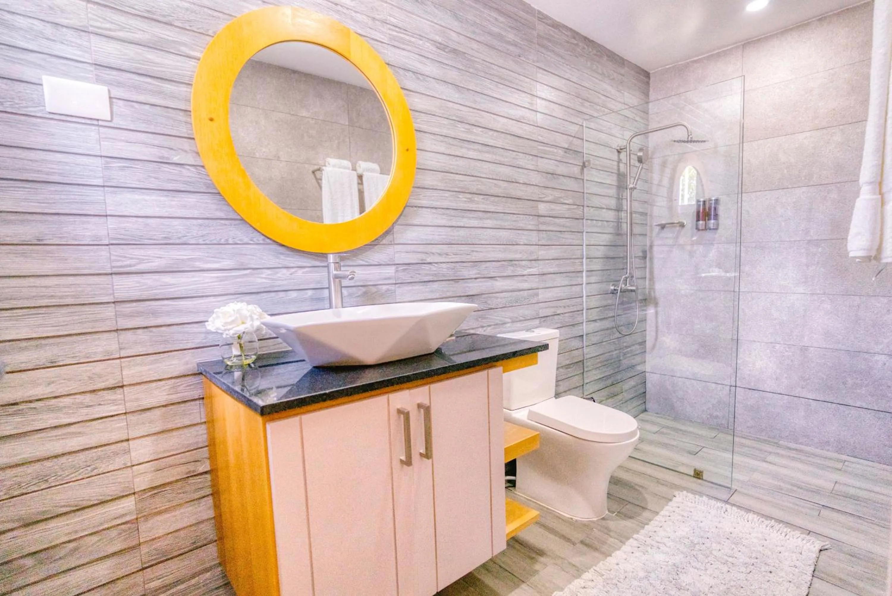 Shower in Melina Hotel