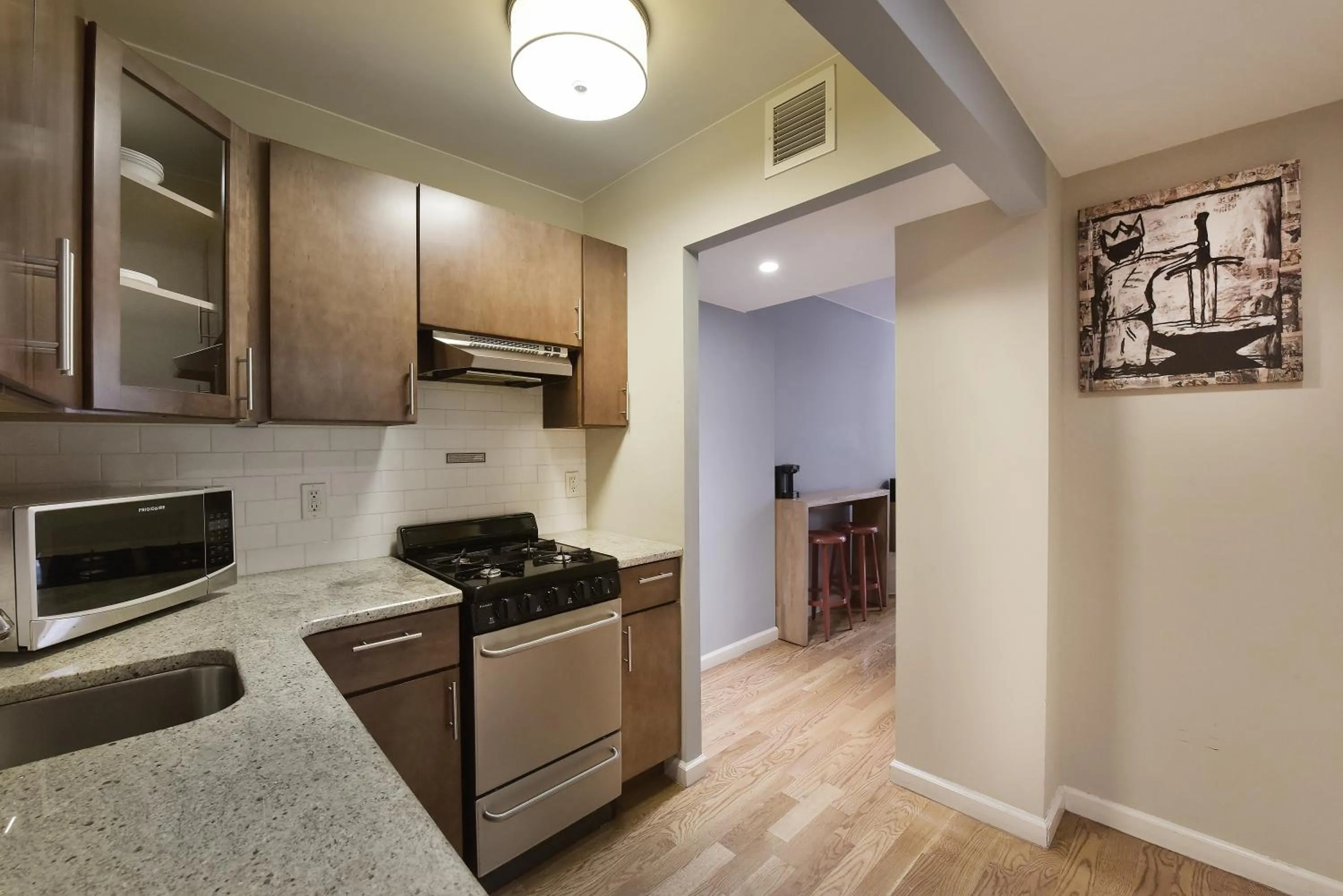 Kitchen or kitchenette in Hotel 32 32