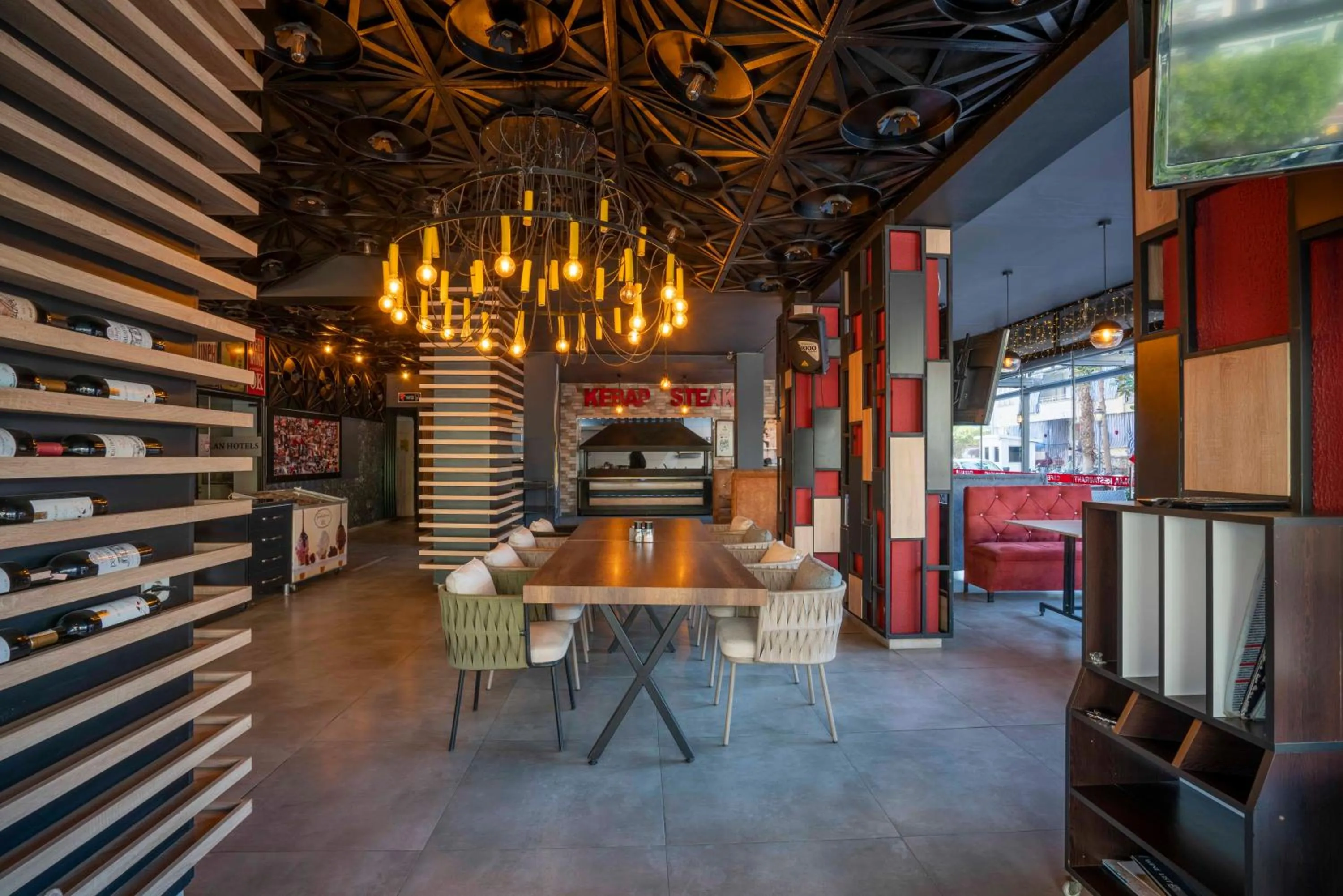 Seating area in Aslan Corner Hotel