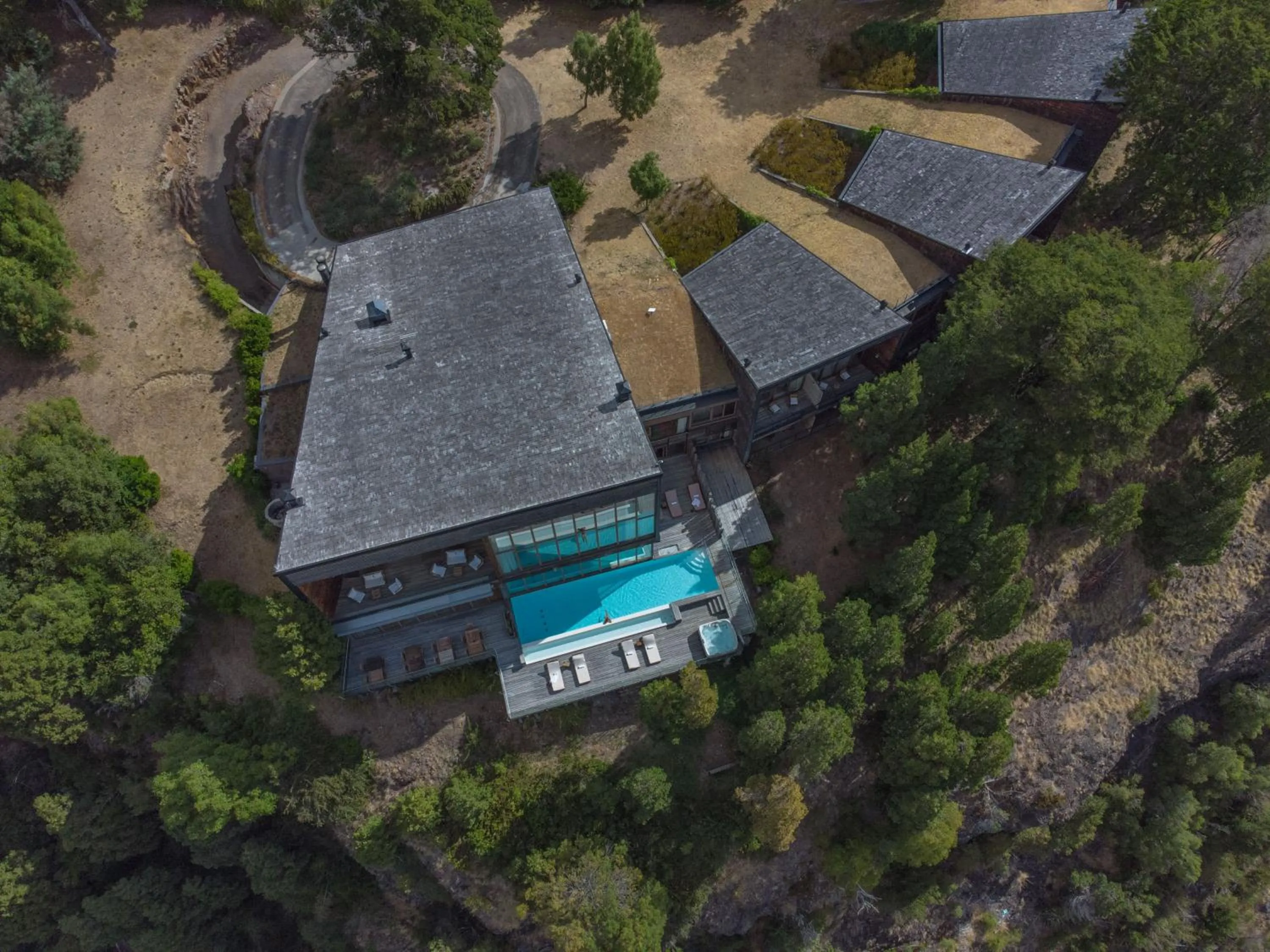 Property building in Uman Lodge Patagonia Chile