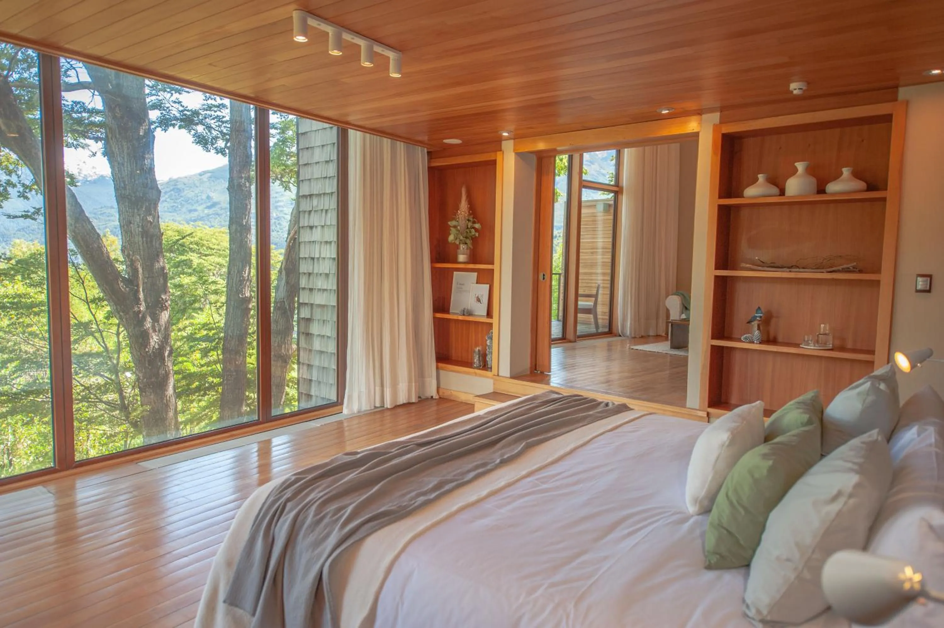 Bedroom, Bed in Uman Lodge Patagonia Chile