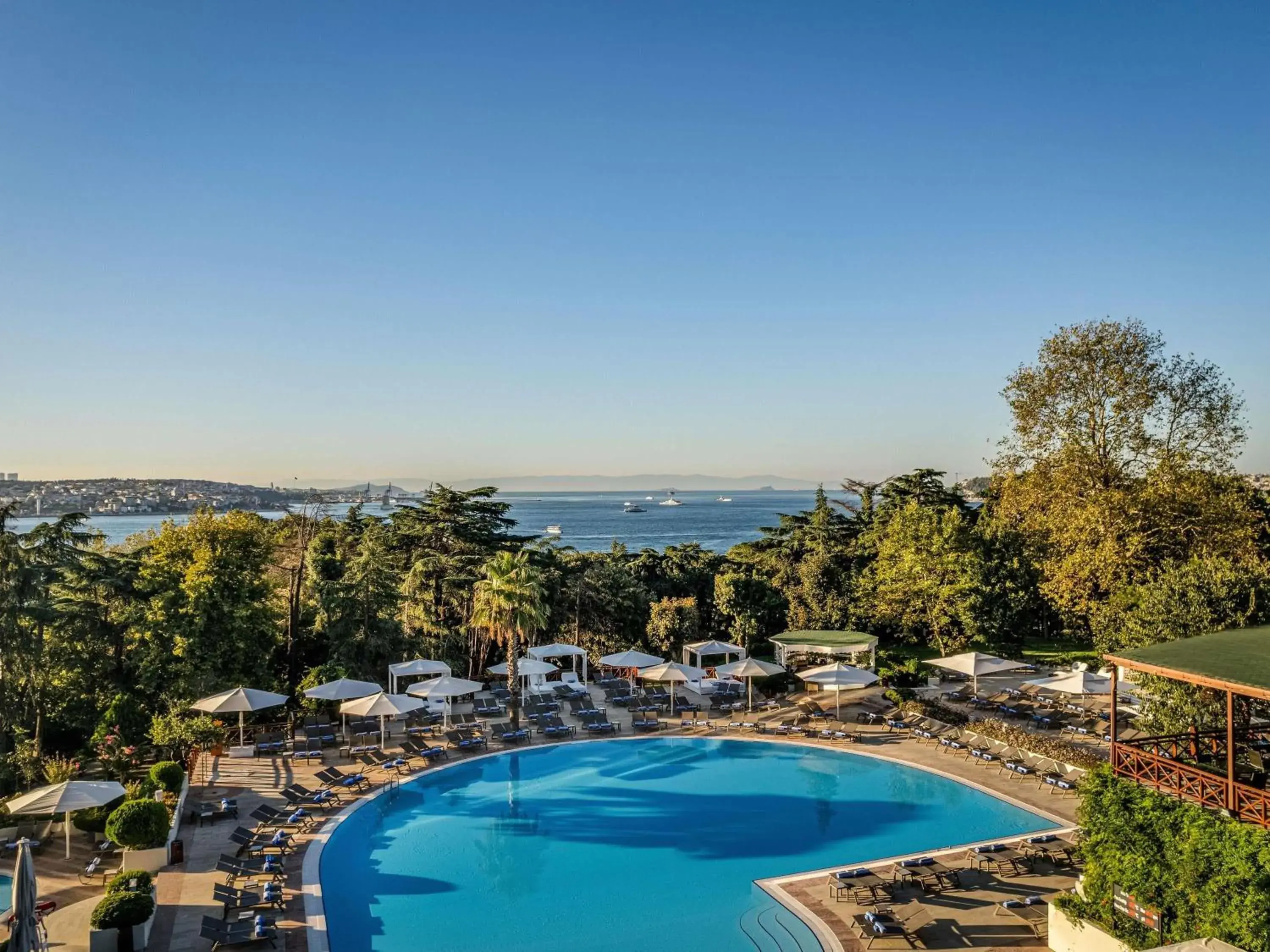 Swimming pool in Swissotel The Bosphorus Istanbul Swimming pool in Swissotel The Bosphorus Istanbul