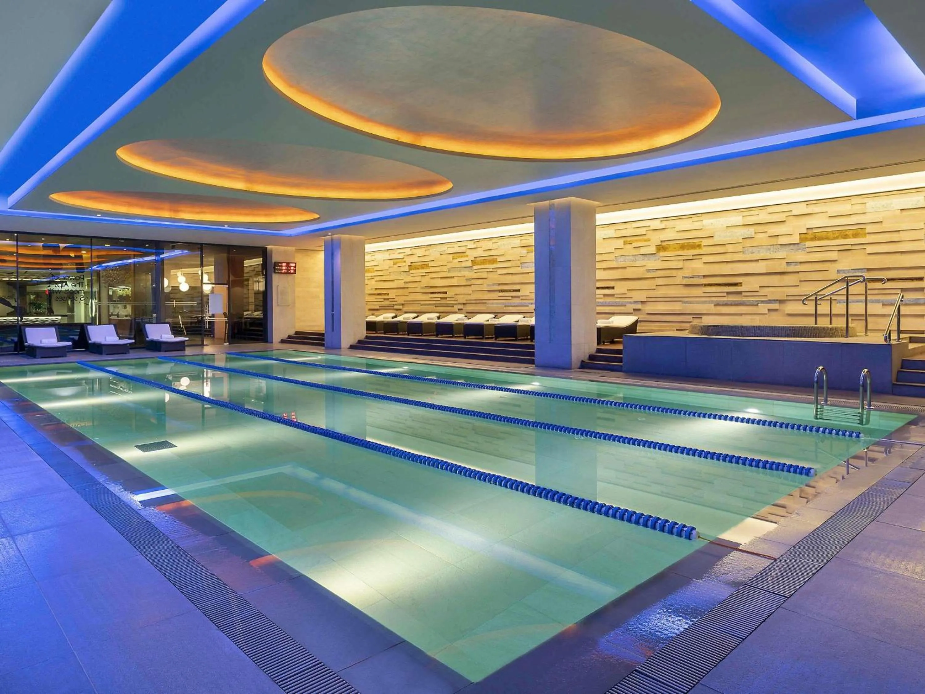 Pool view in Swissotel The Bosphorus Istanbul