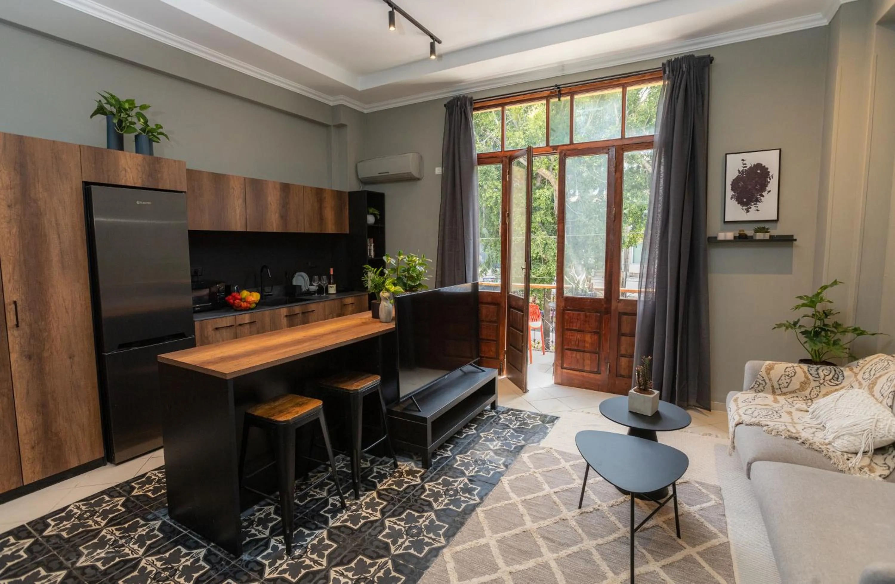 kitchen in DeBlox living - Alhambra Apartments