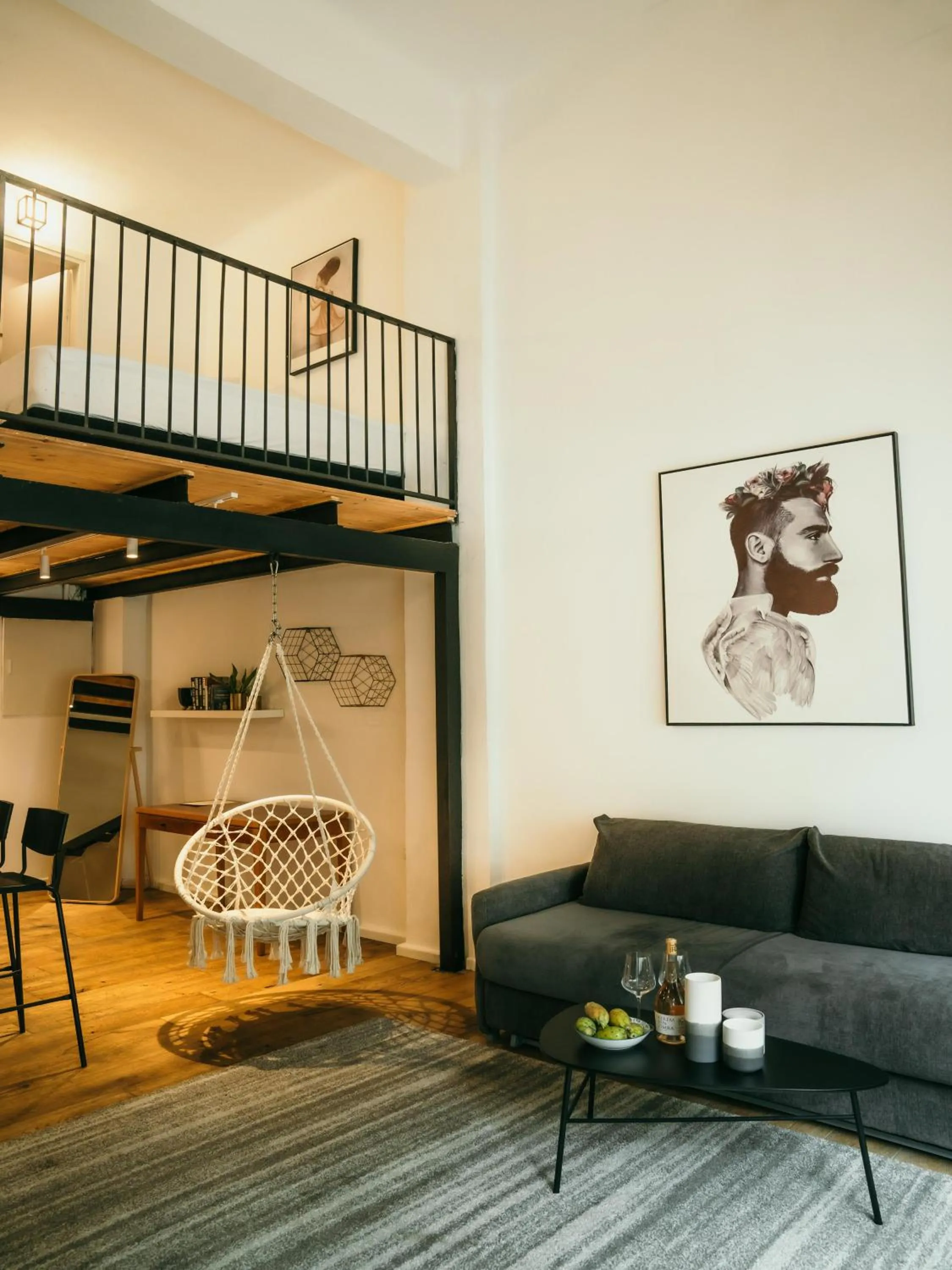 Living room in DeBlox living - Alhambra Apartments