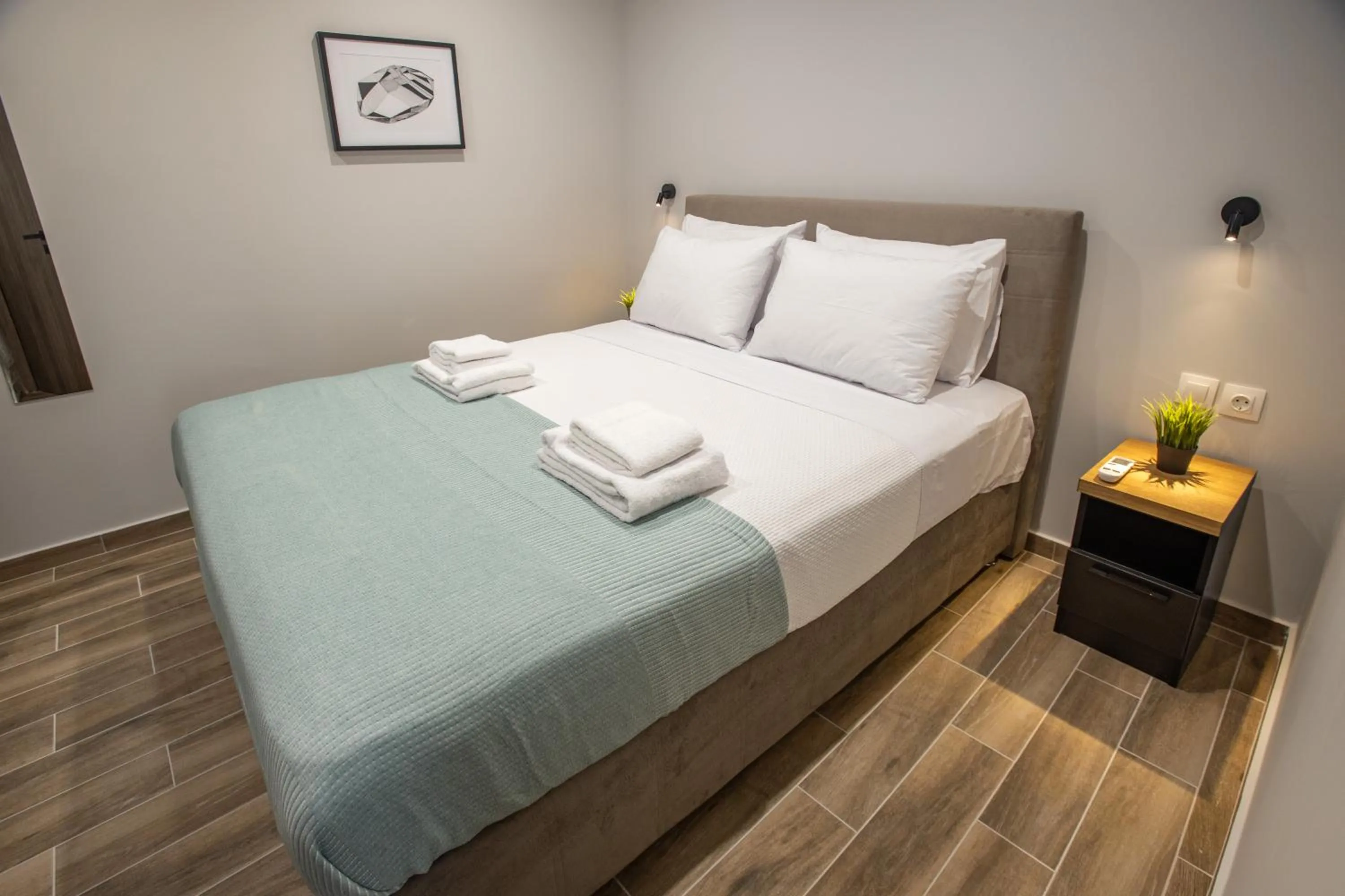 Bed in Raise Averof Serviced Apartments
