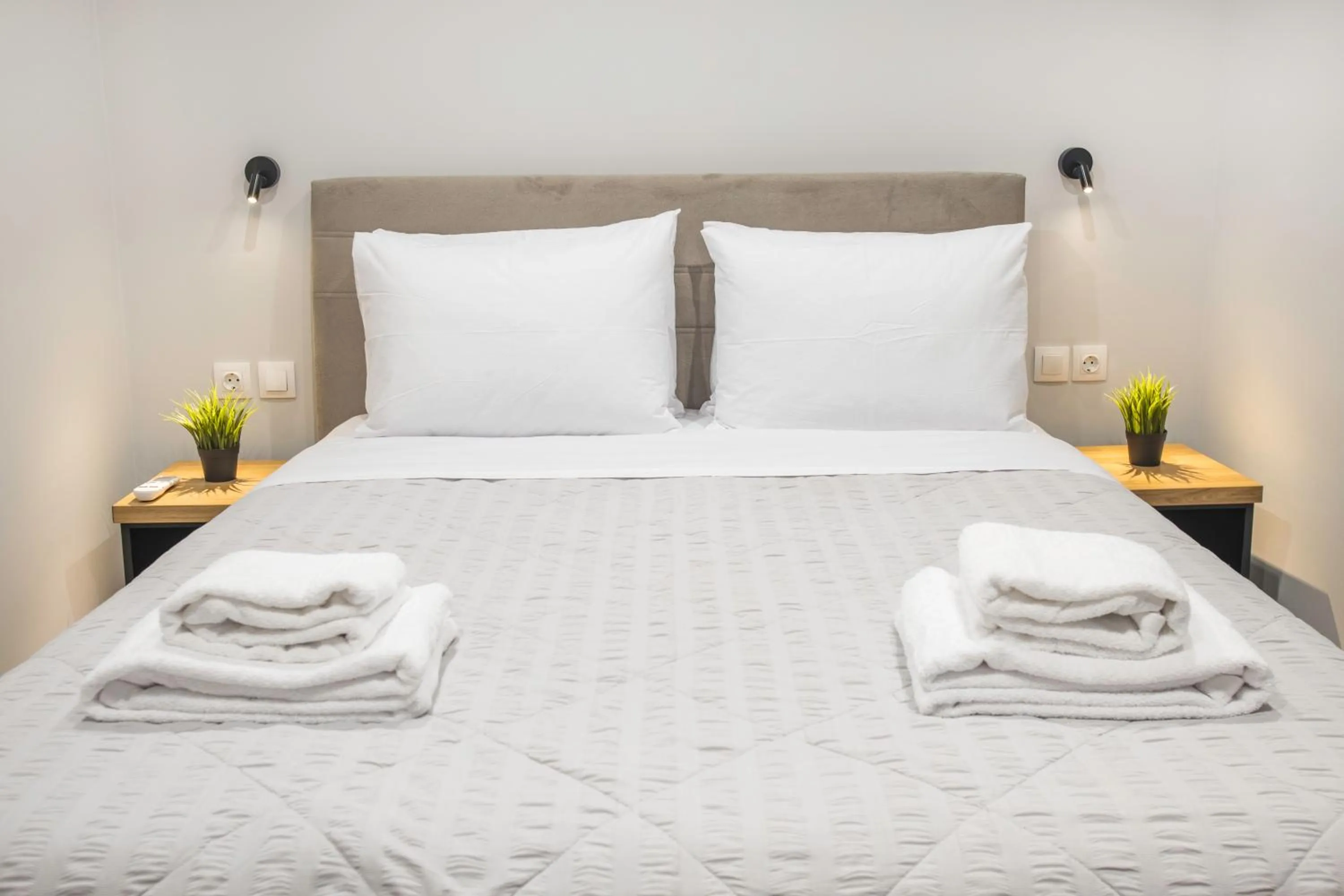 Bed in Raise Averof Serviced Apartments