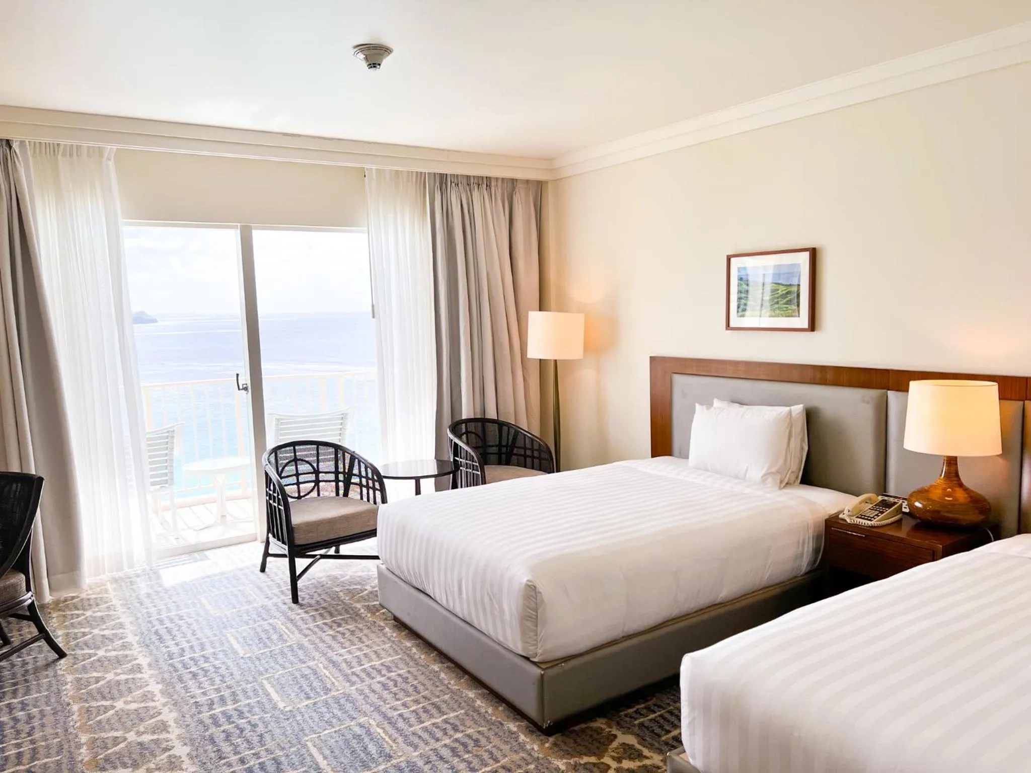 Bed in Lotte Hotel Guam