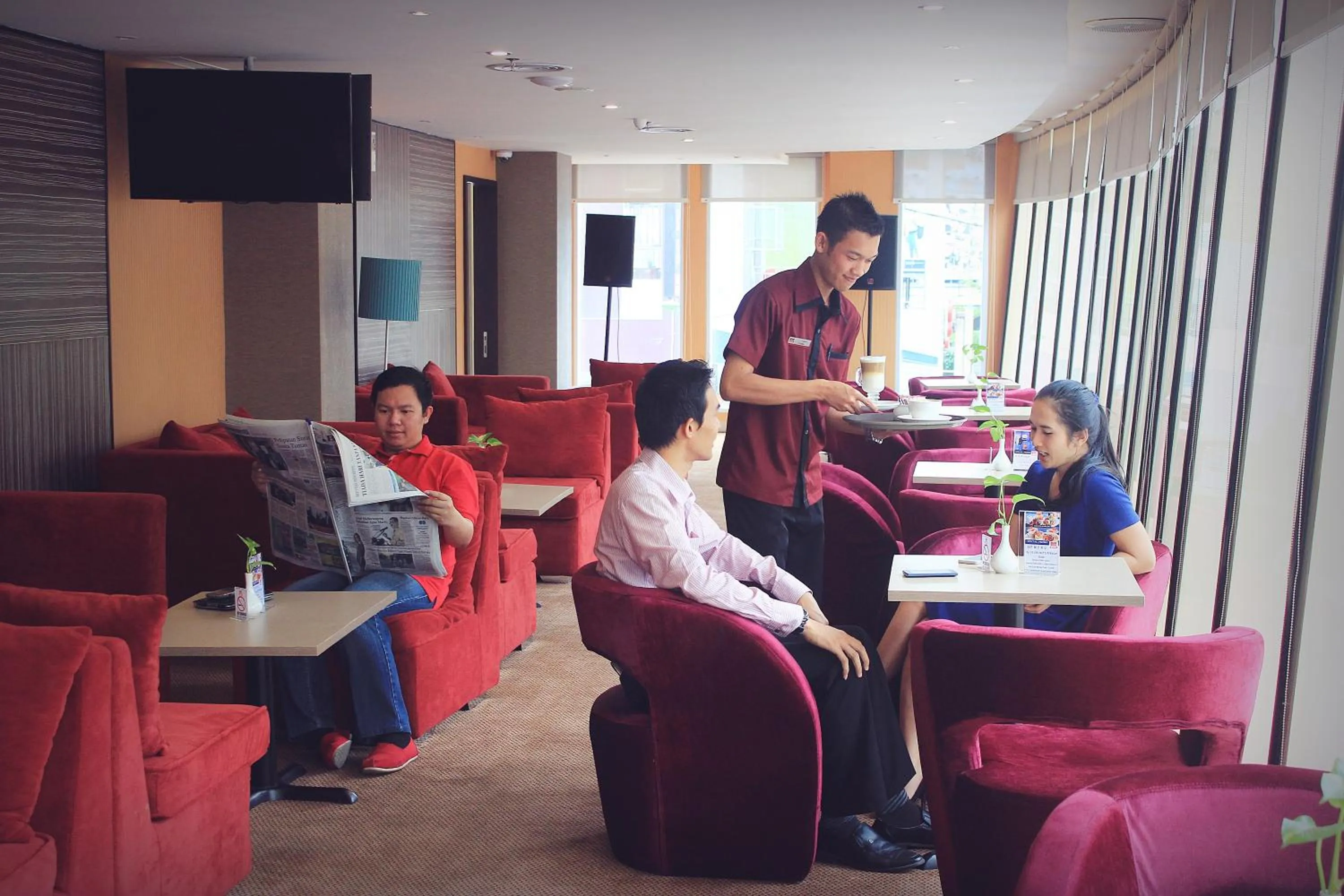 Lounge or bar in Biz Hotel Batam