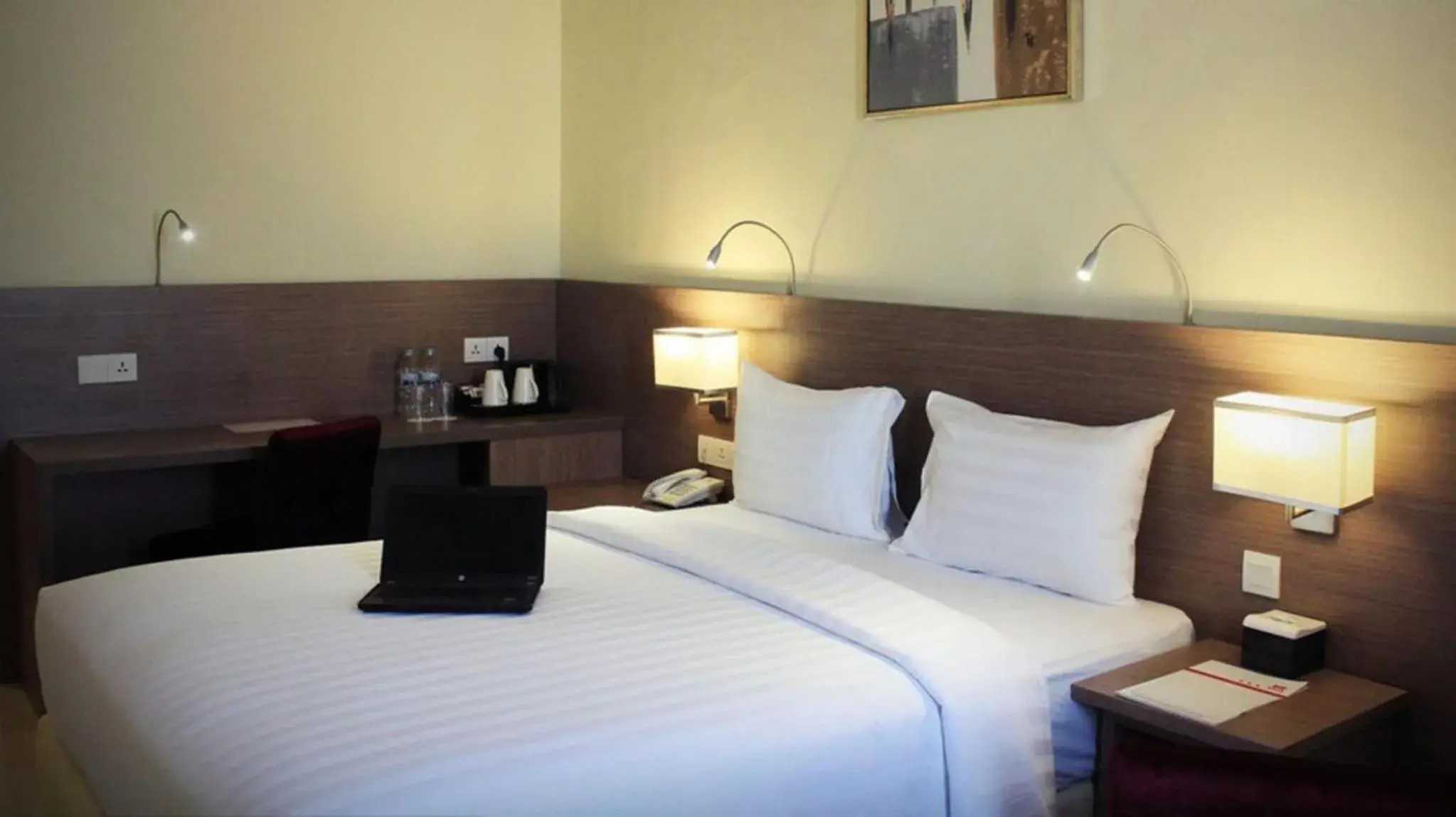 Bed in Biz Hotel Batam Bed in Biz Hotel Batam