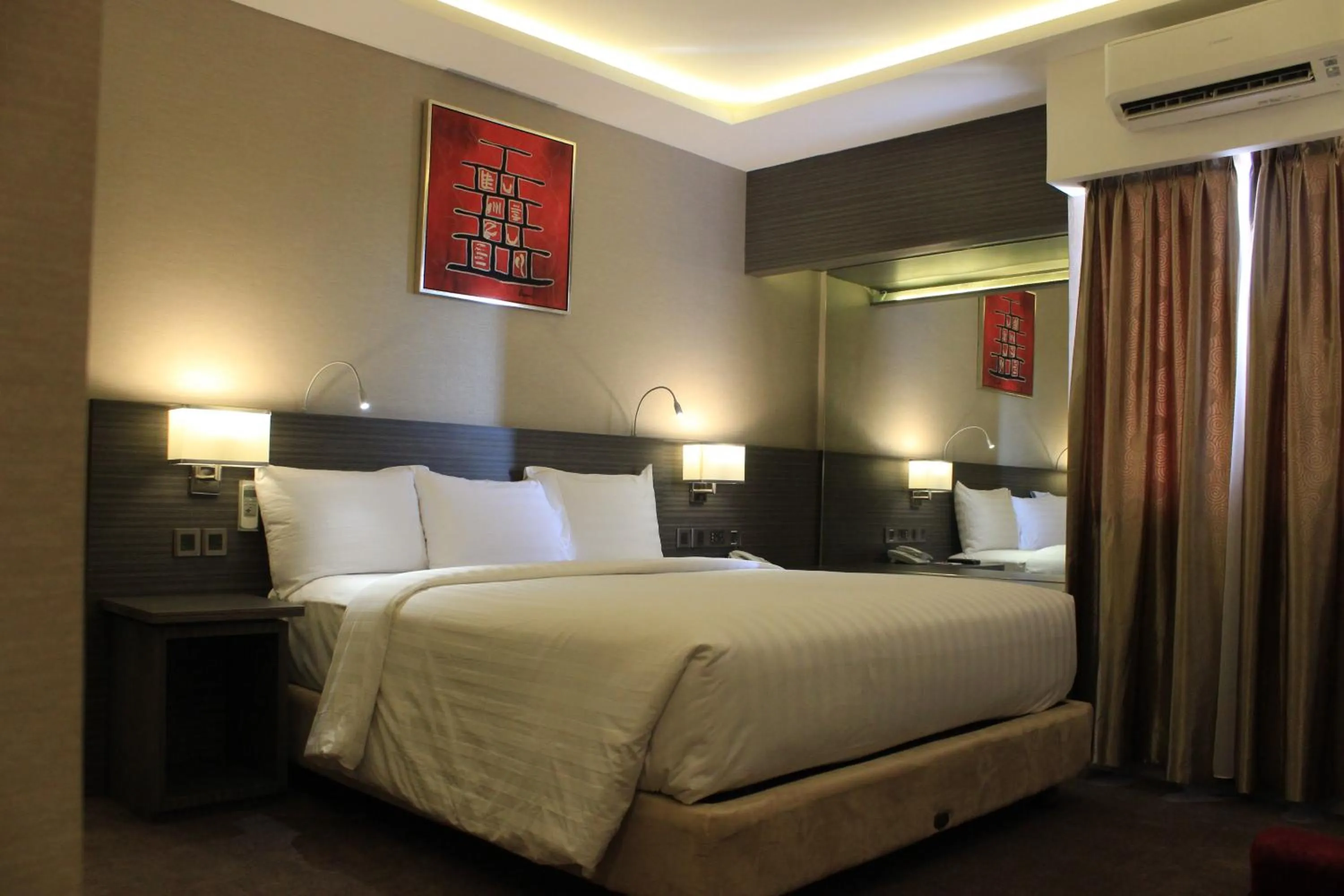 Bed in Biz Hotel Batam