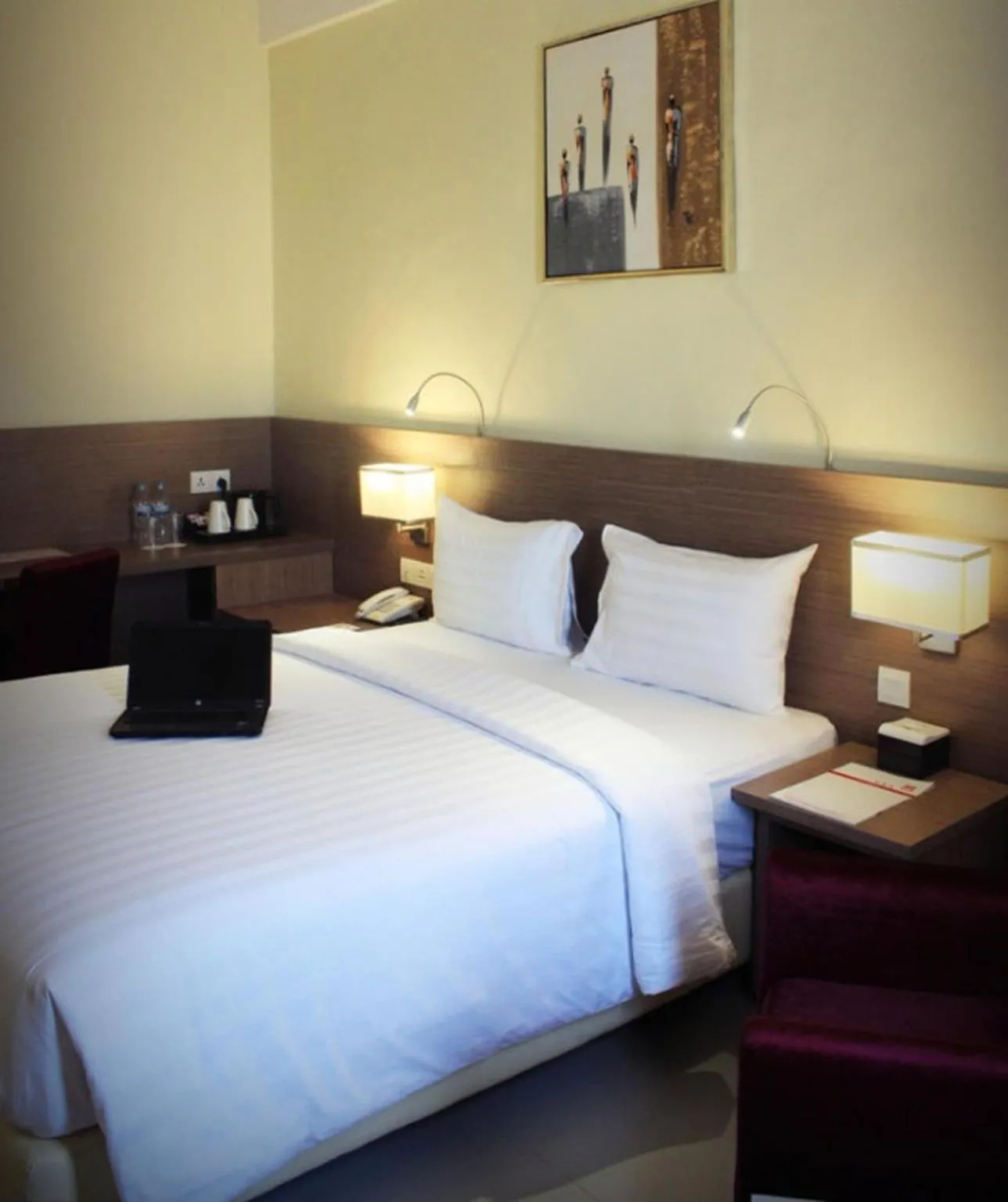 Bed in Biz Hotel Batam
