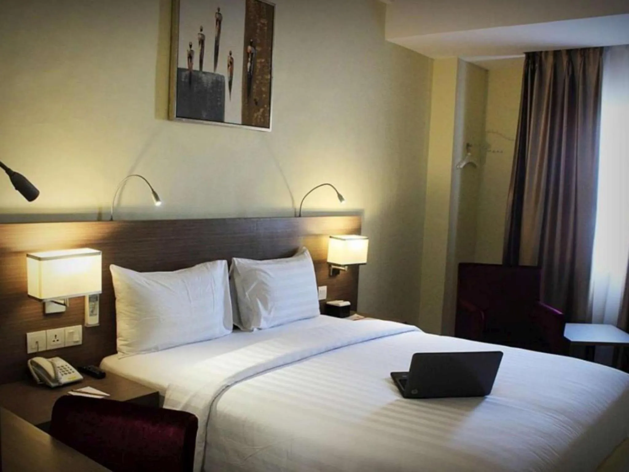 Bed in Biz Hotel Batam
