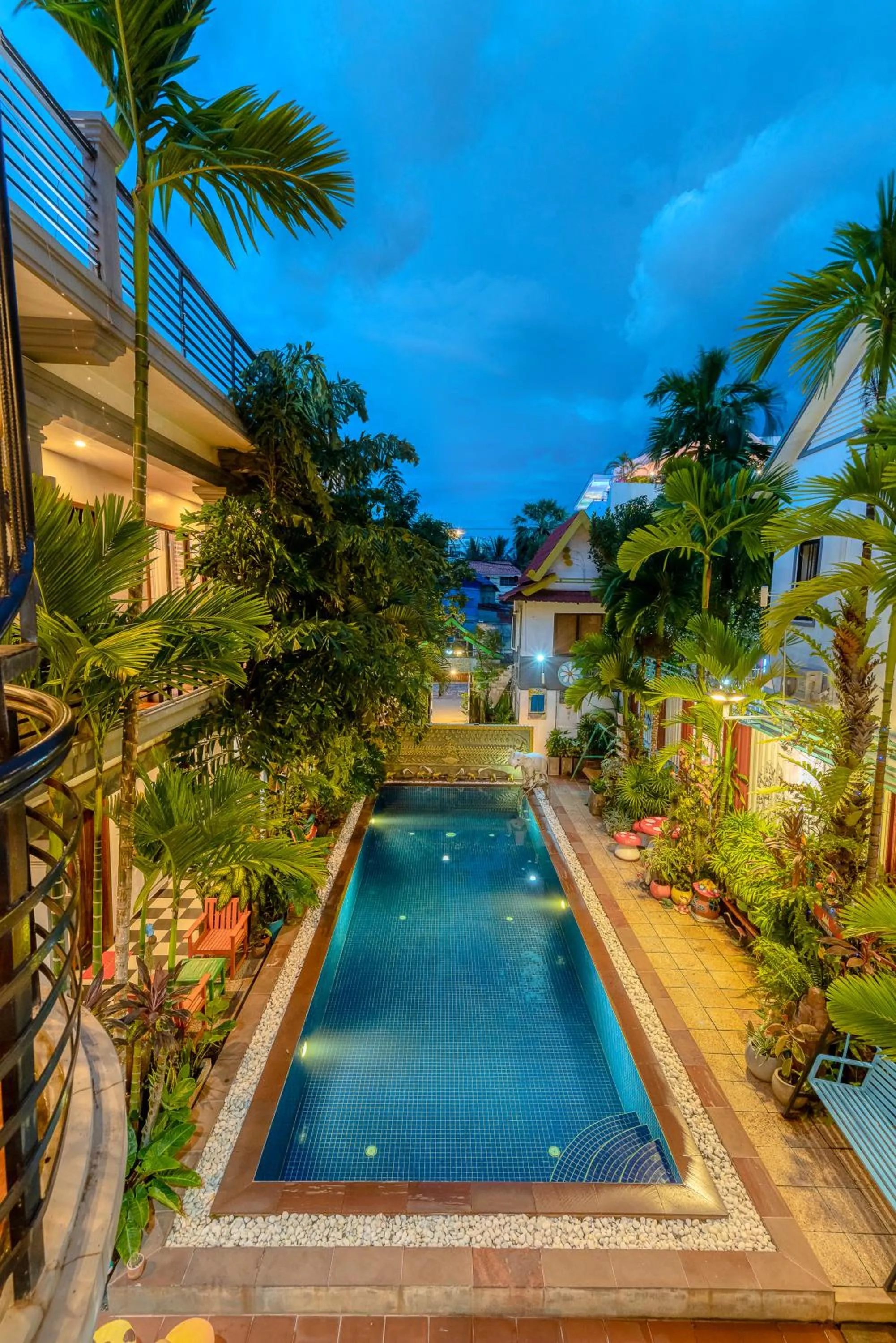 Swimming pool in Asanak D'Angkor Boutique Hotel
