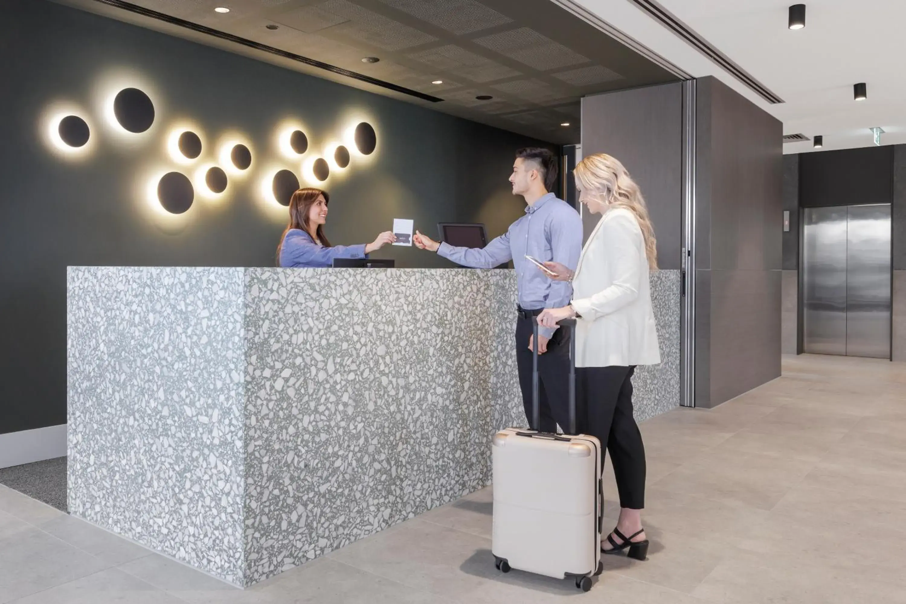 Lobby or reception in Quest Watergardens Lobby or reception in Quest Watergardens