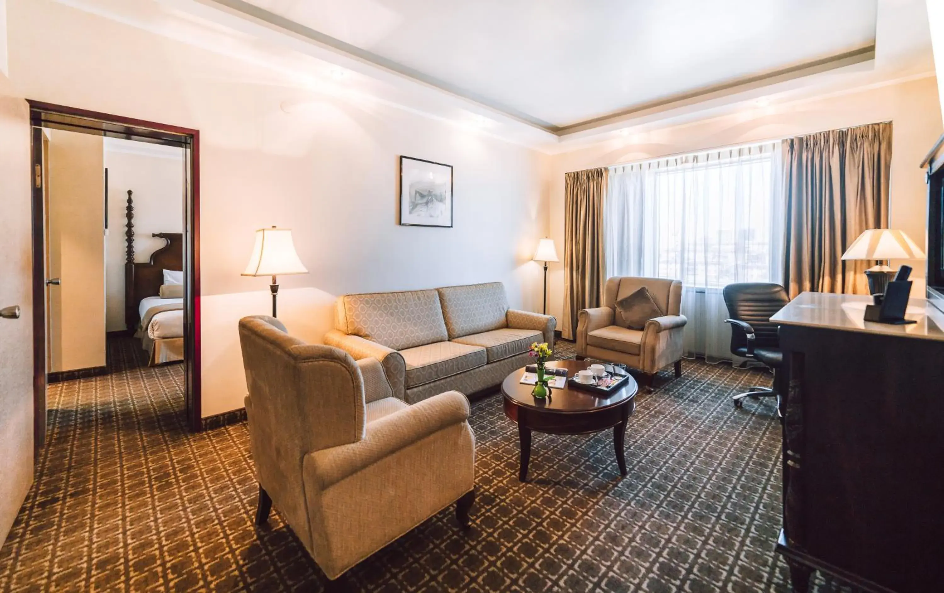 Living room in Chinggis Khaan Hotel Living room in Chinggis Khaan Hotel