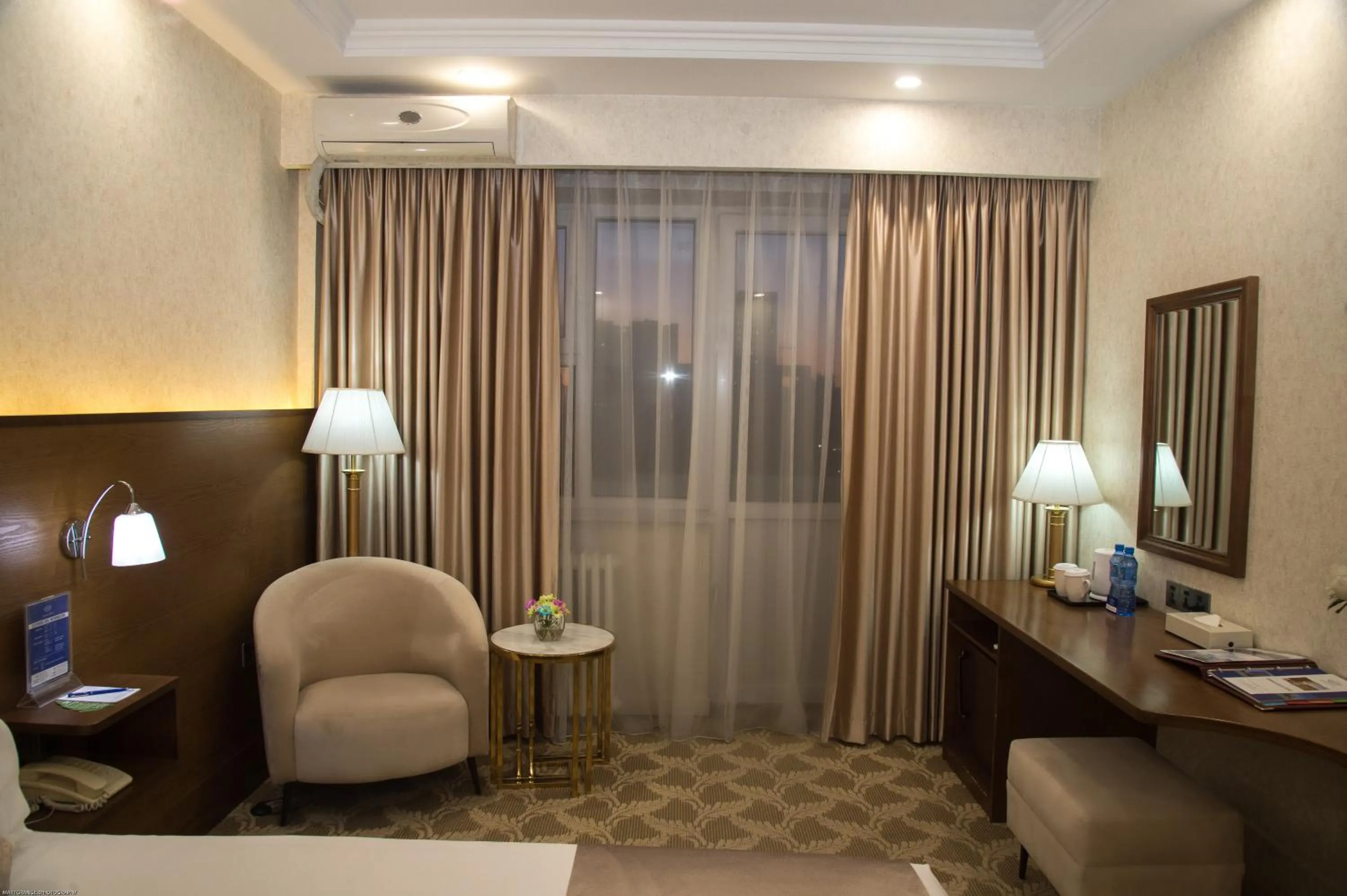 Seating area in Bayangol Hotel