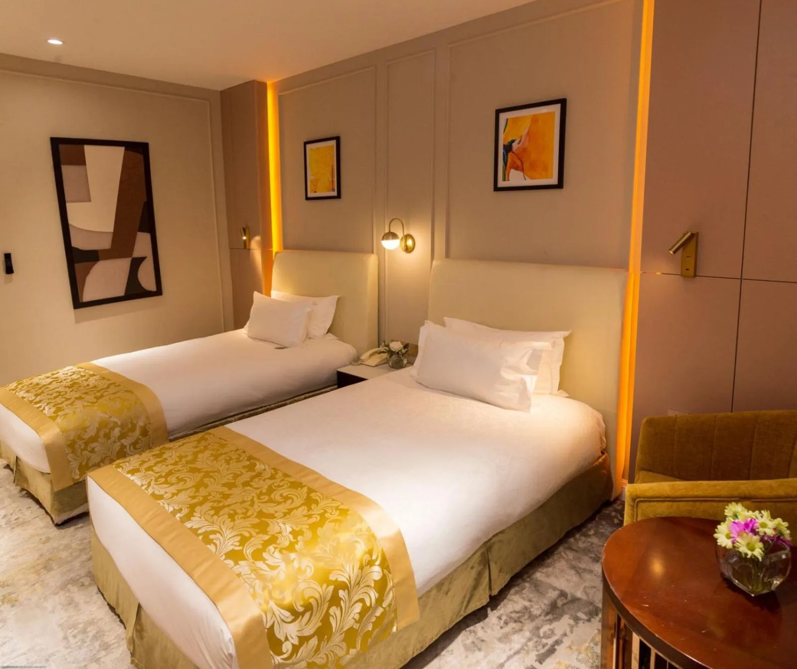 Bed in Bayangol Hotel