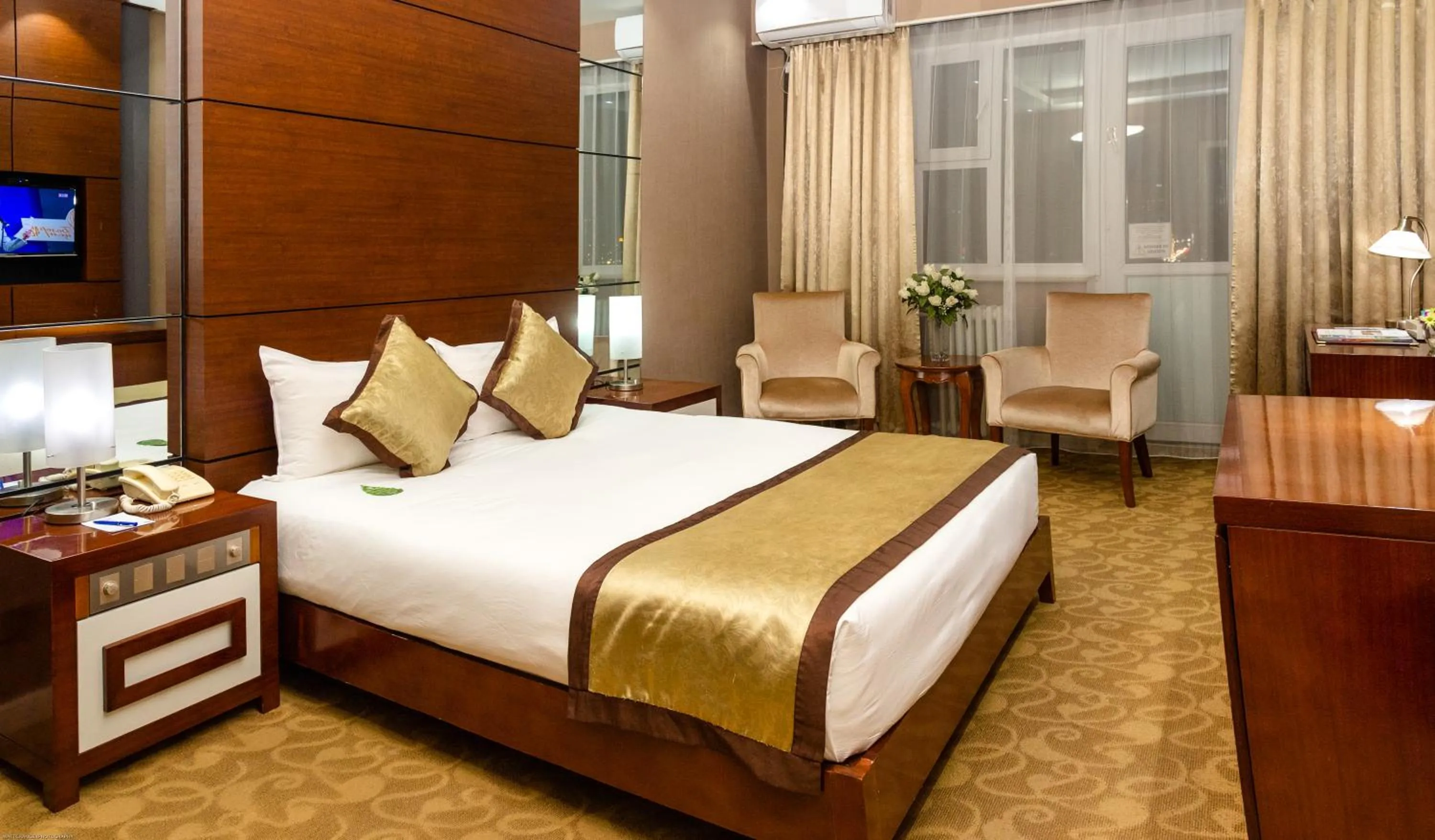 Bed in Bayangol Hotel