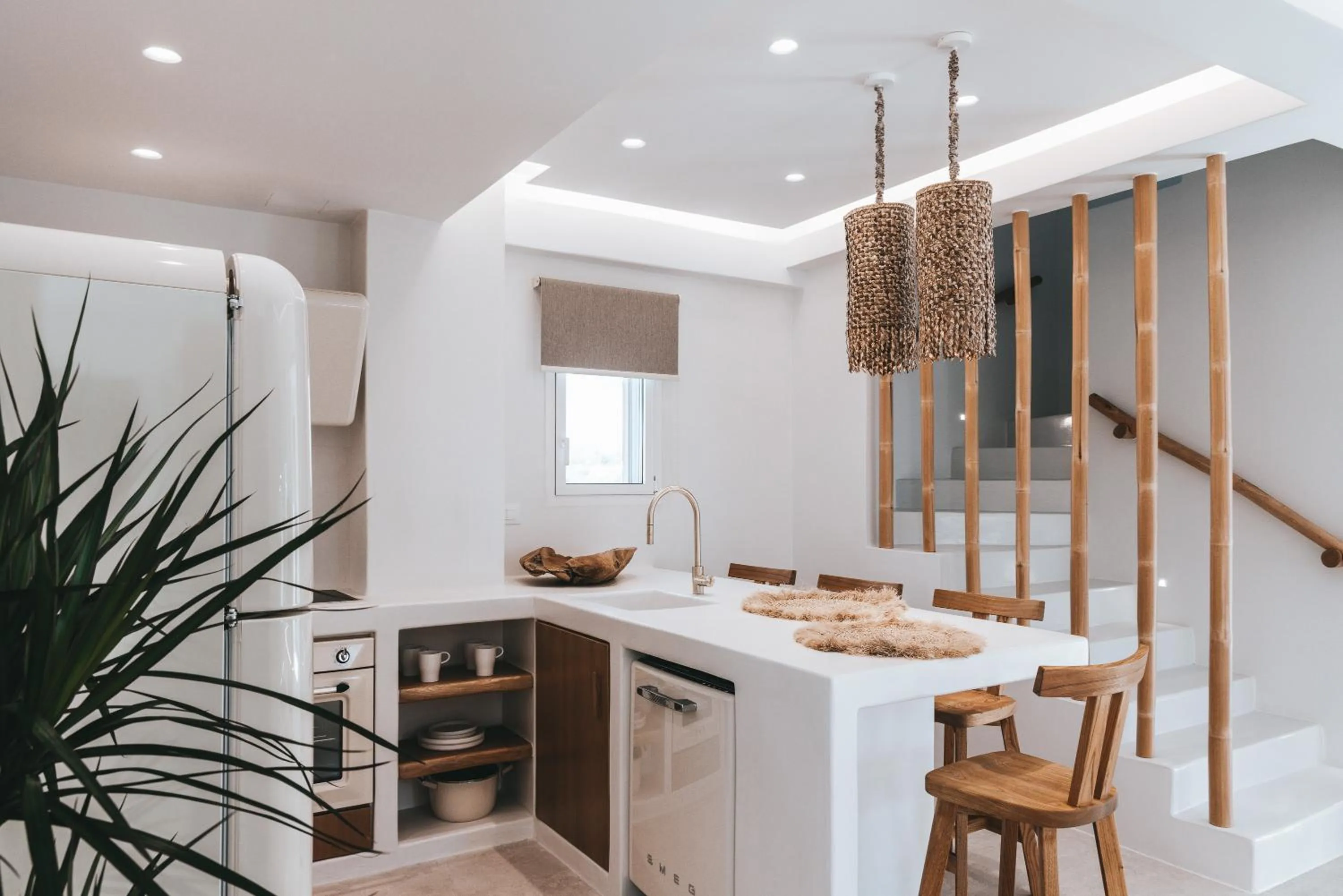 kitchen in Cocopalm Villas Naxos