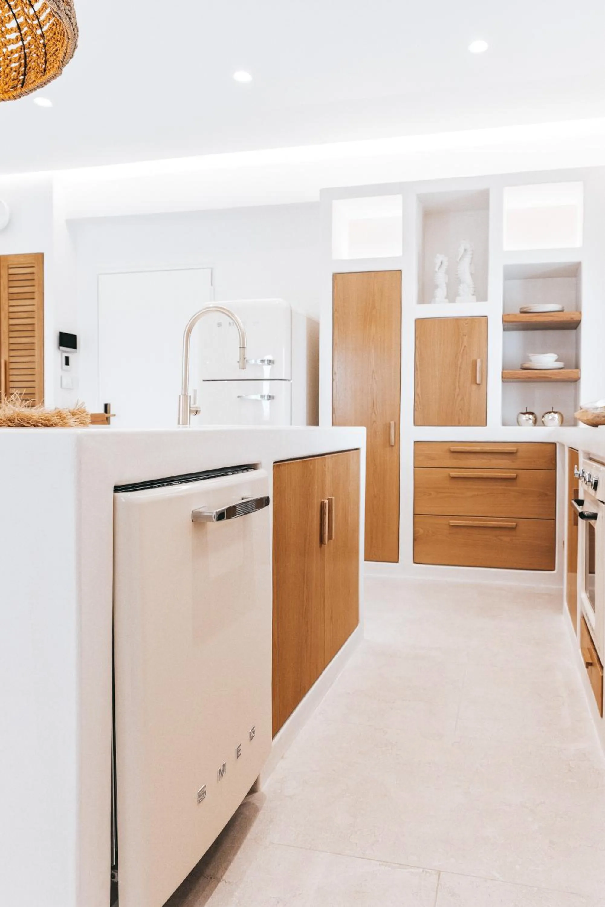 Kitchen or kitchenette in Cocopalm Villas Naxos