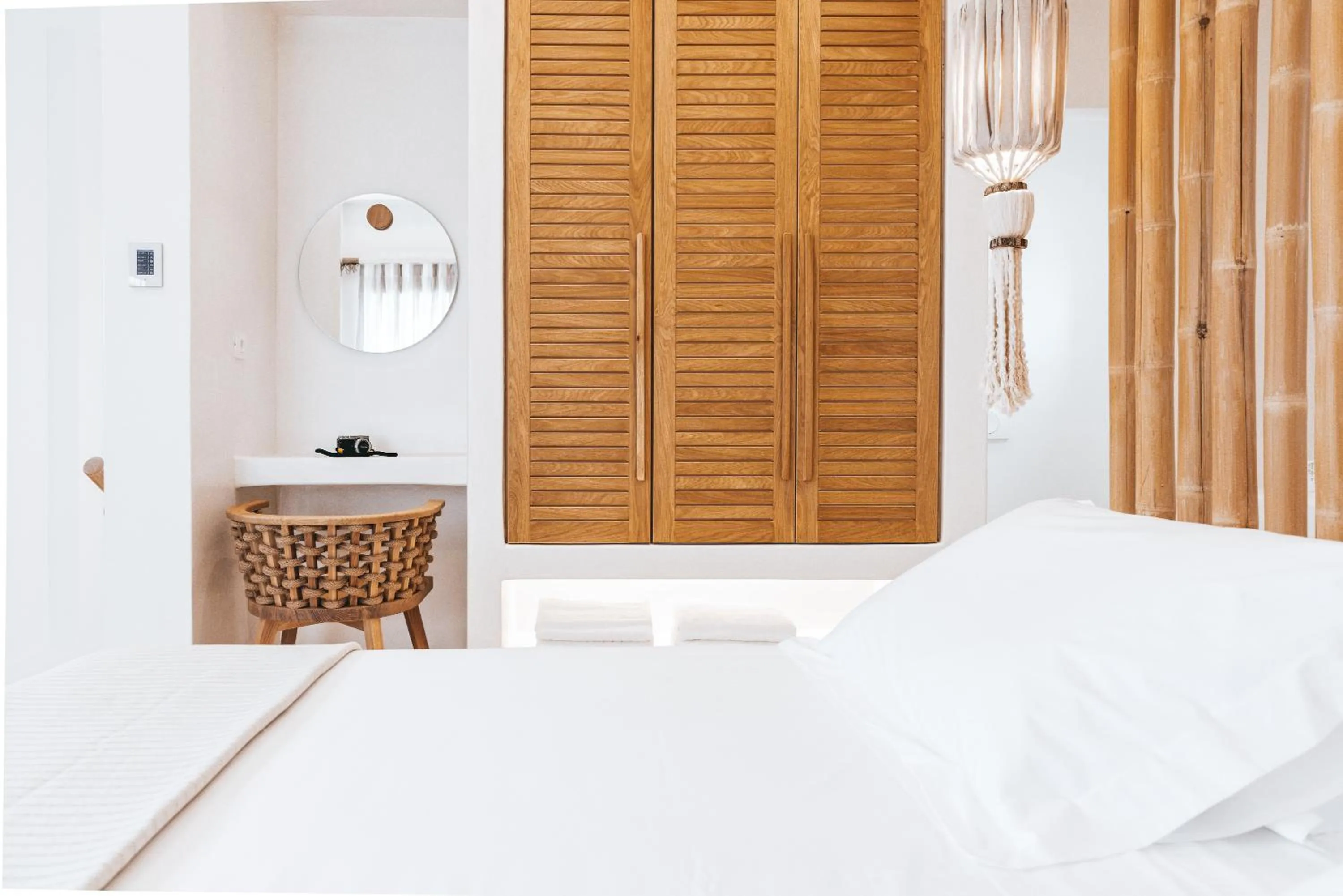 Bedroom, Bed in Cocopalm Villas Naxos