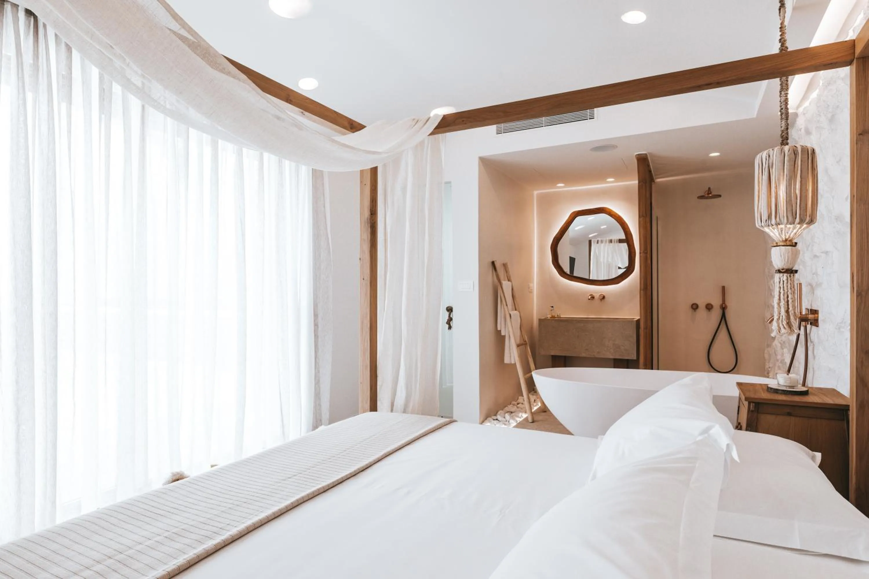 Bedroom, Bed in Cocopalm Villas Naxos