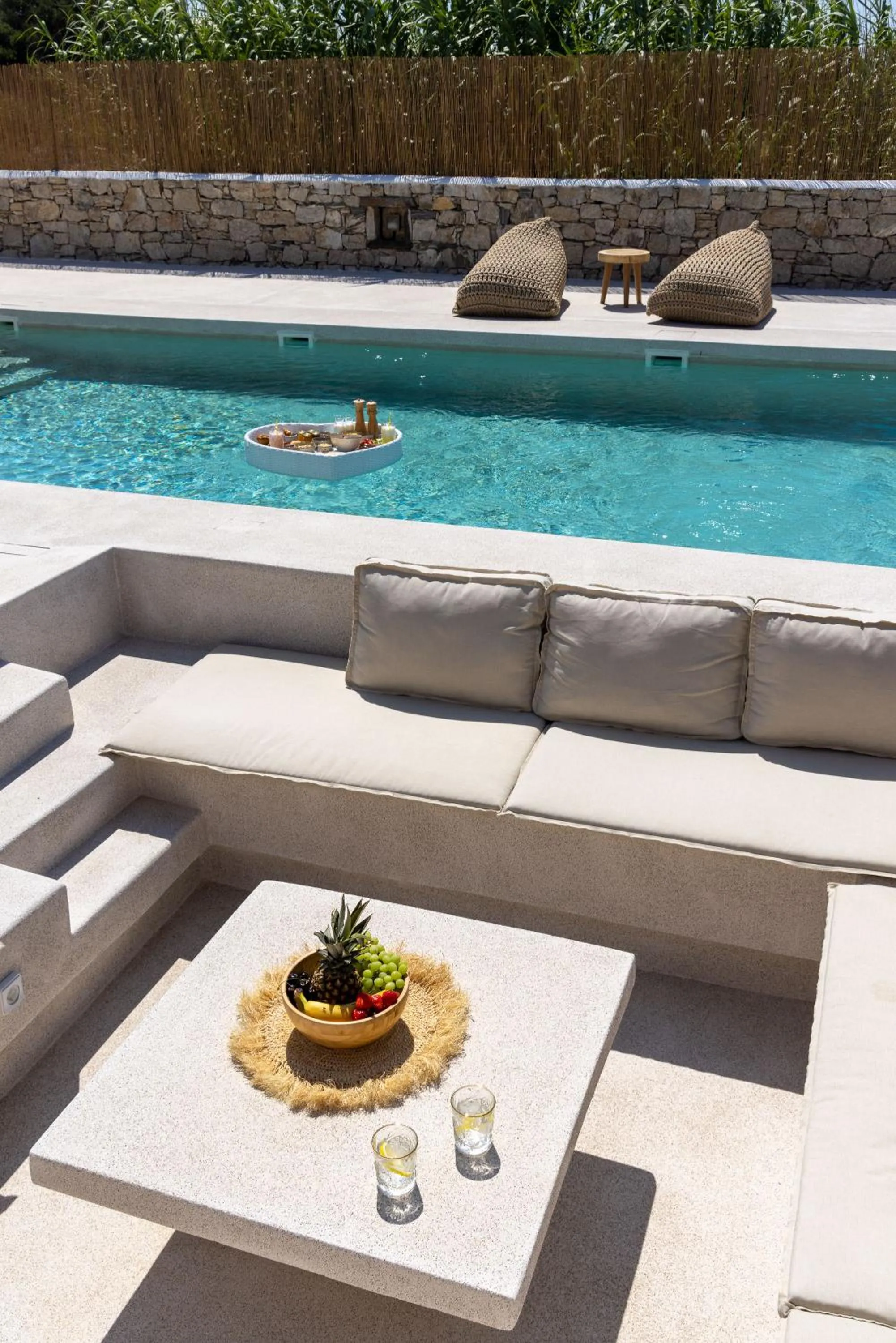 Seating area in Cocopalm Villas Naxos