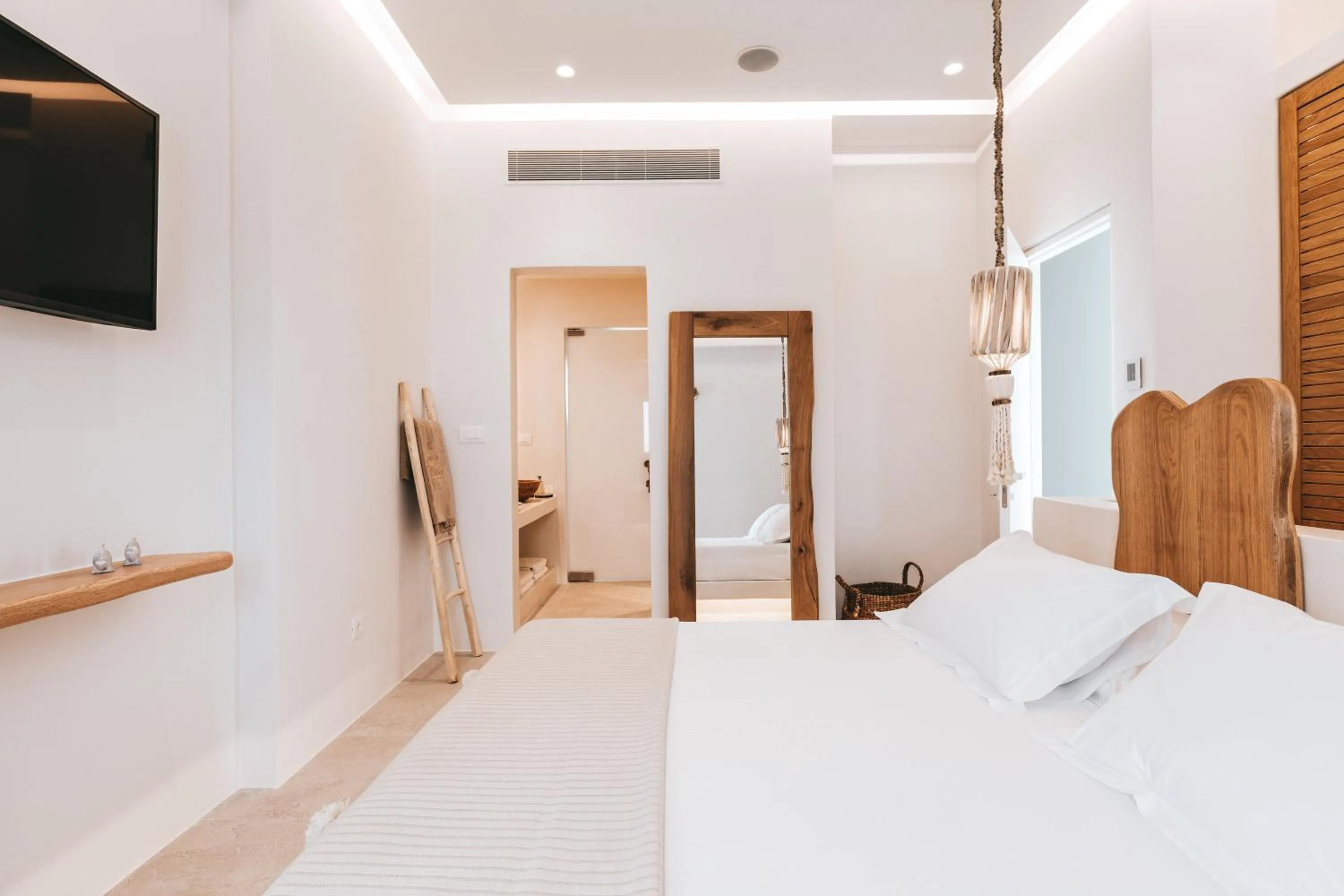 Bed in Cocopalm Villas Naxos