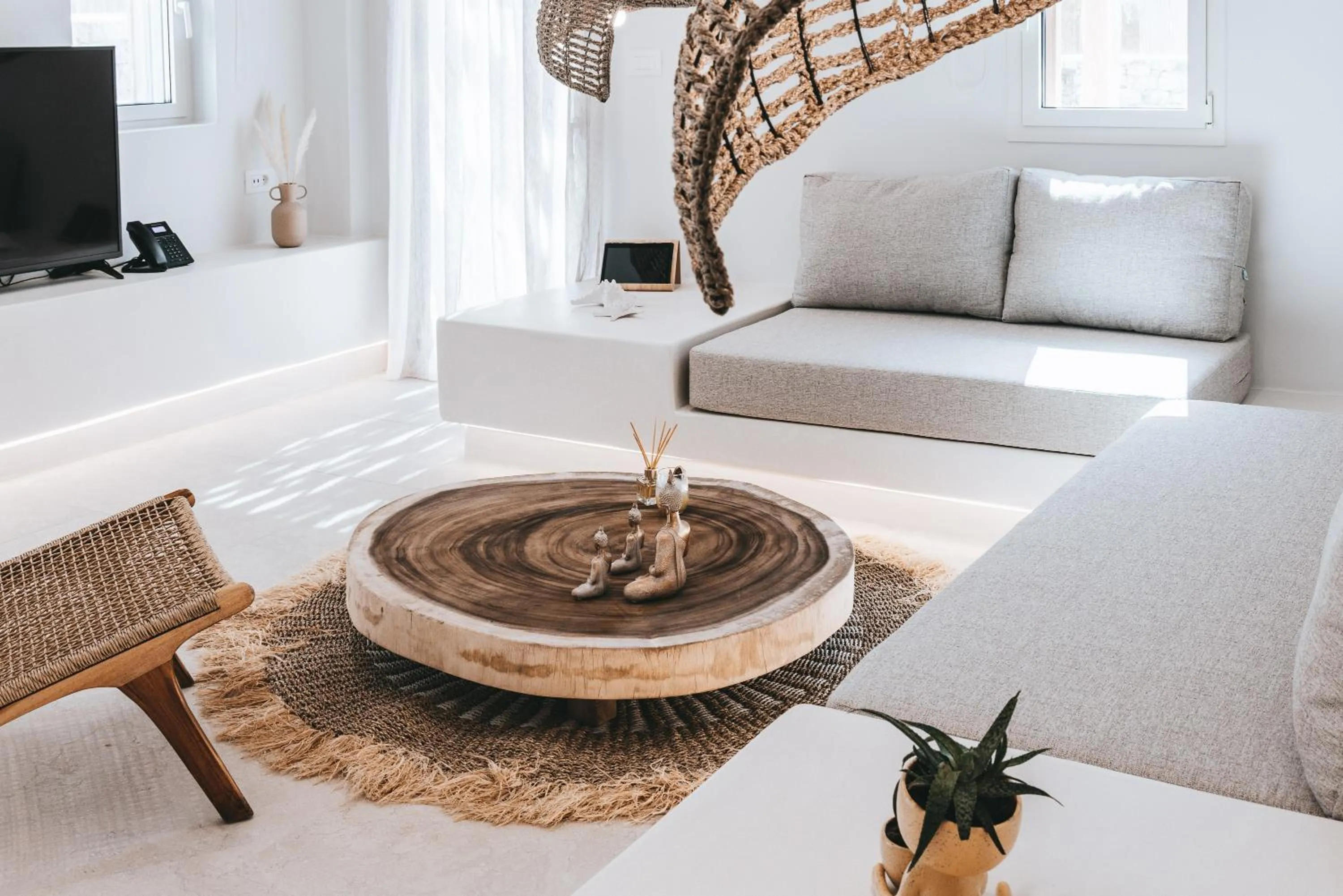 Living room in Cocopalm Villas Naxos