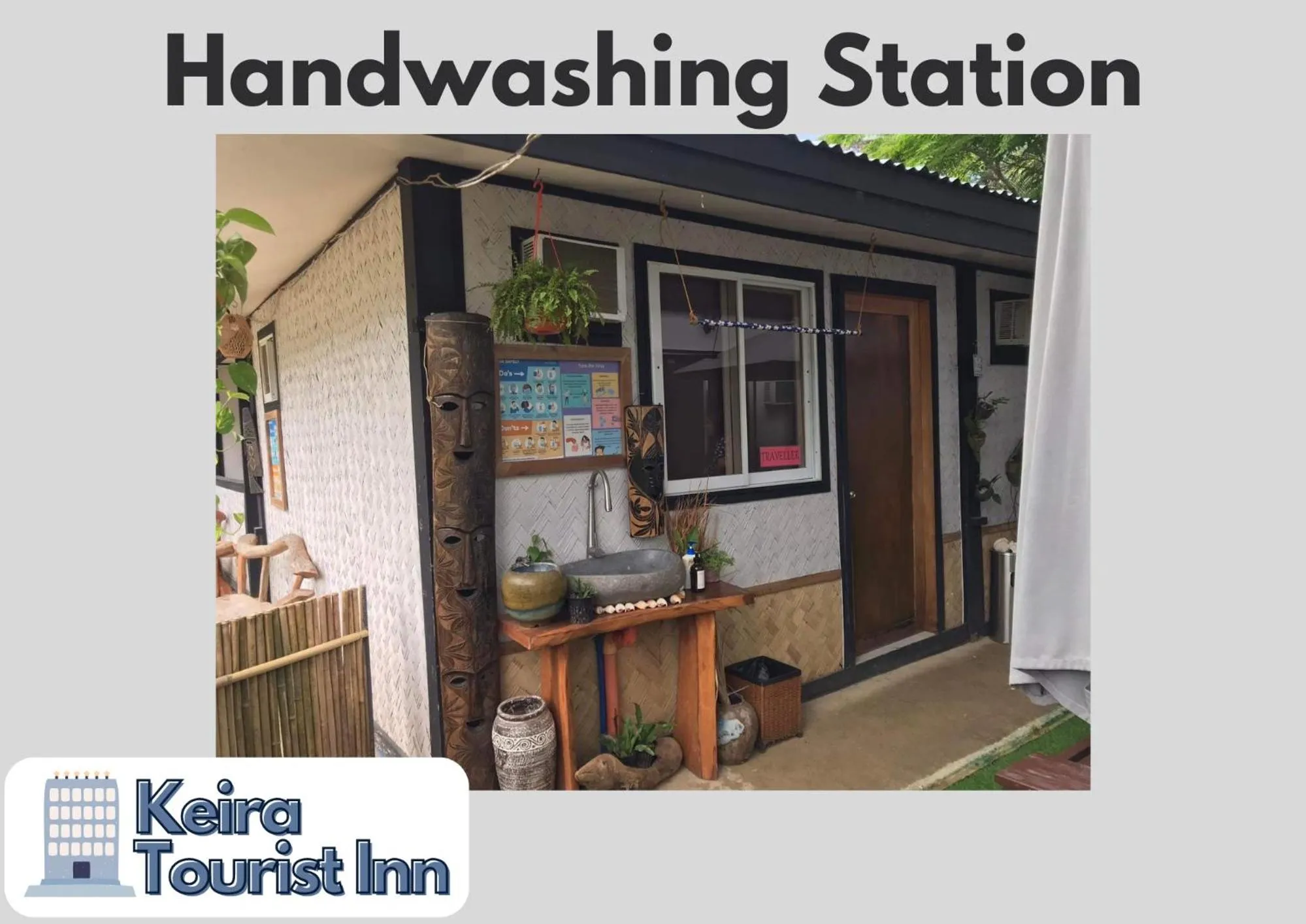 Facade/entrance in Keira Backpackers