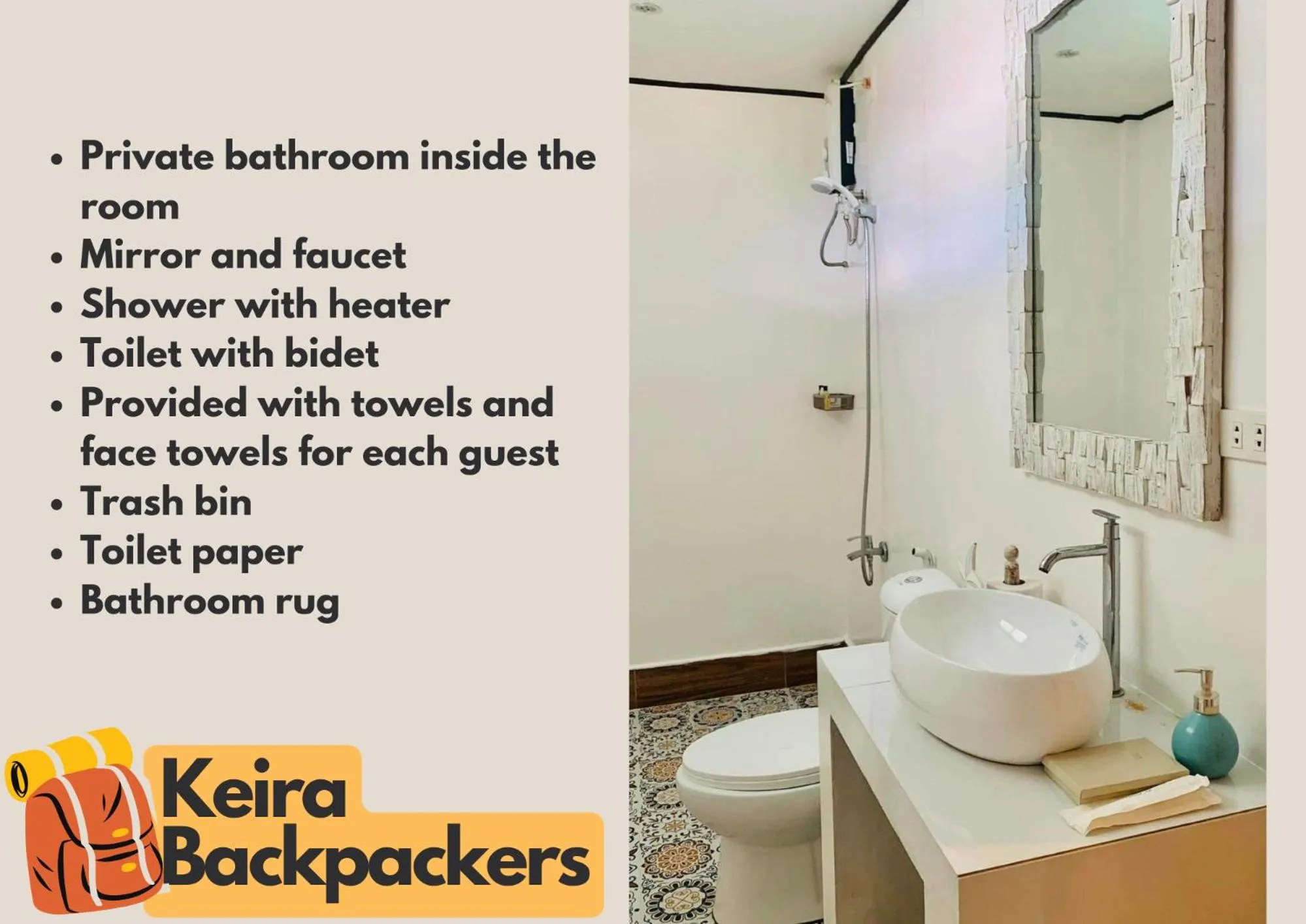 Bathroom in Keira Backpackers