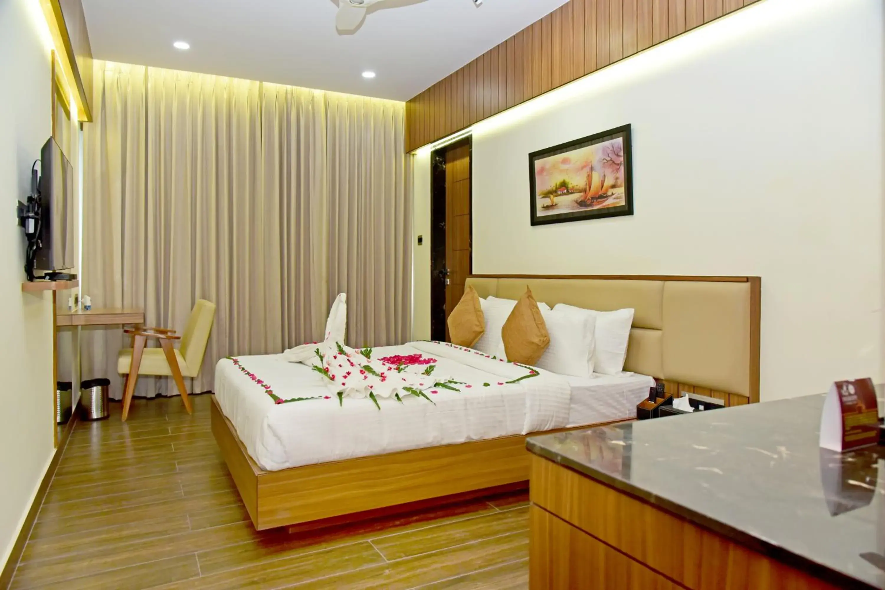 View (from property/room), Bed in TGI Felicity View (from property/room), Bed in TGI Felicity