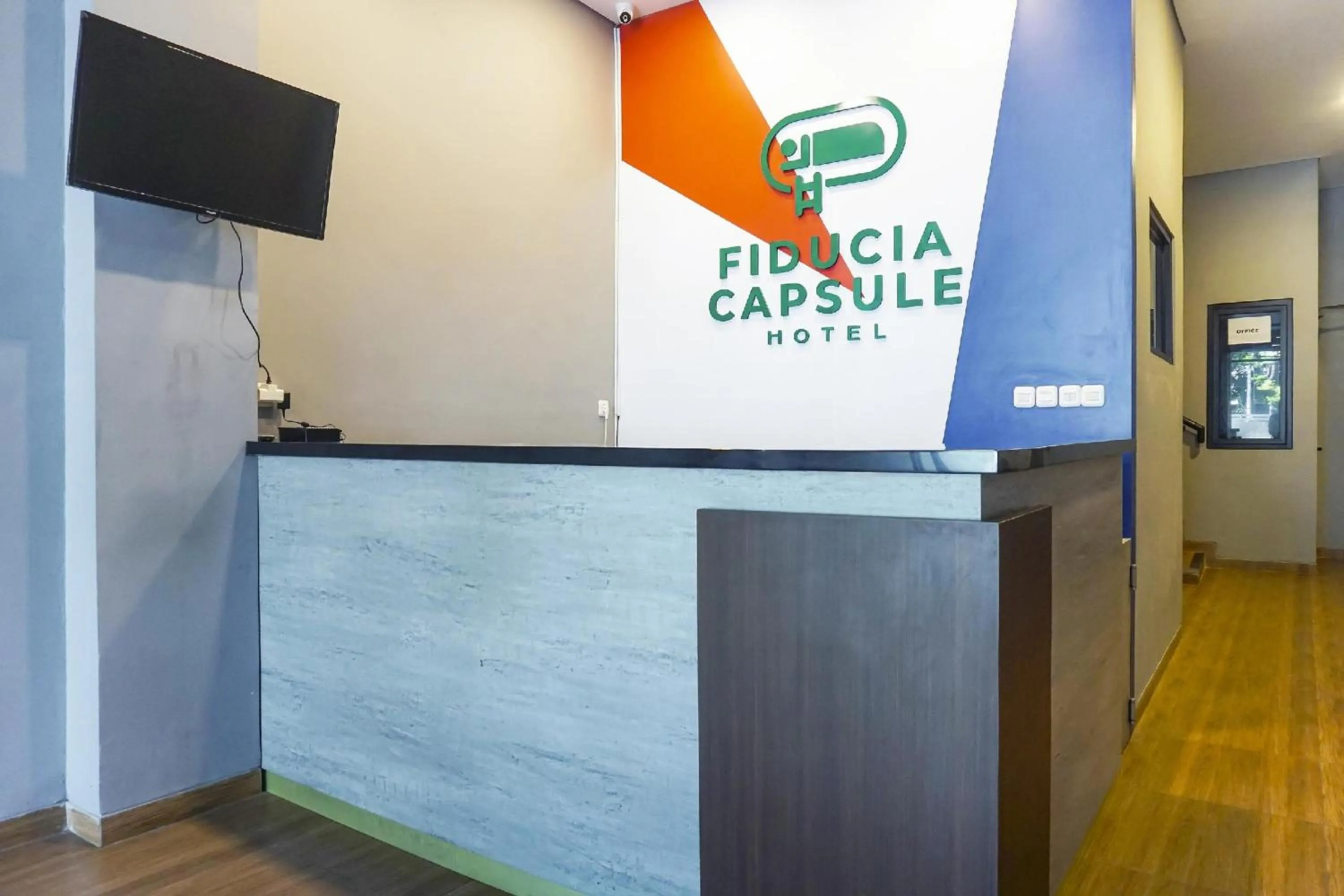 Lobby or reception in Hotel O Fiducia Capsule Hotel