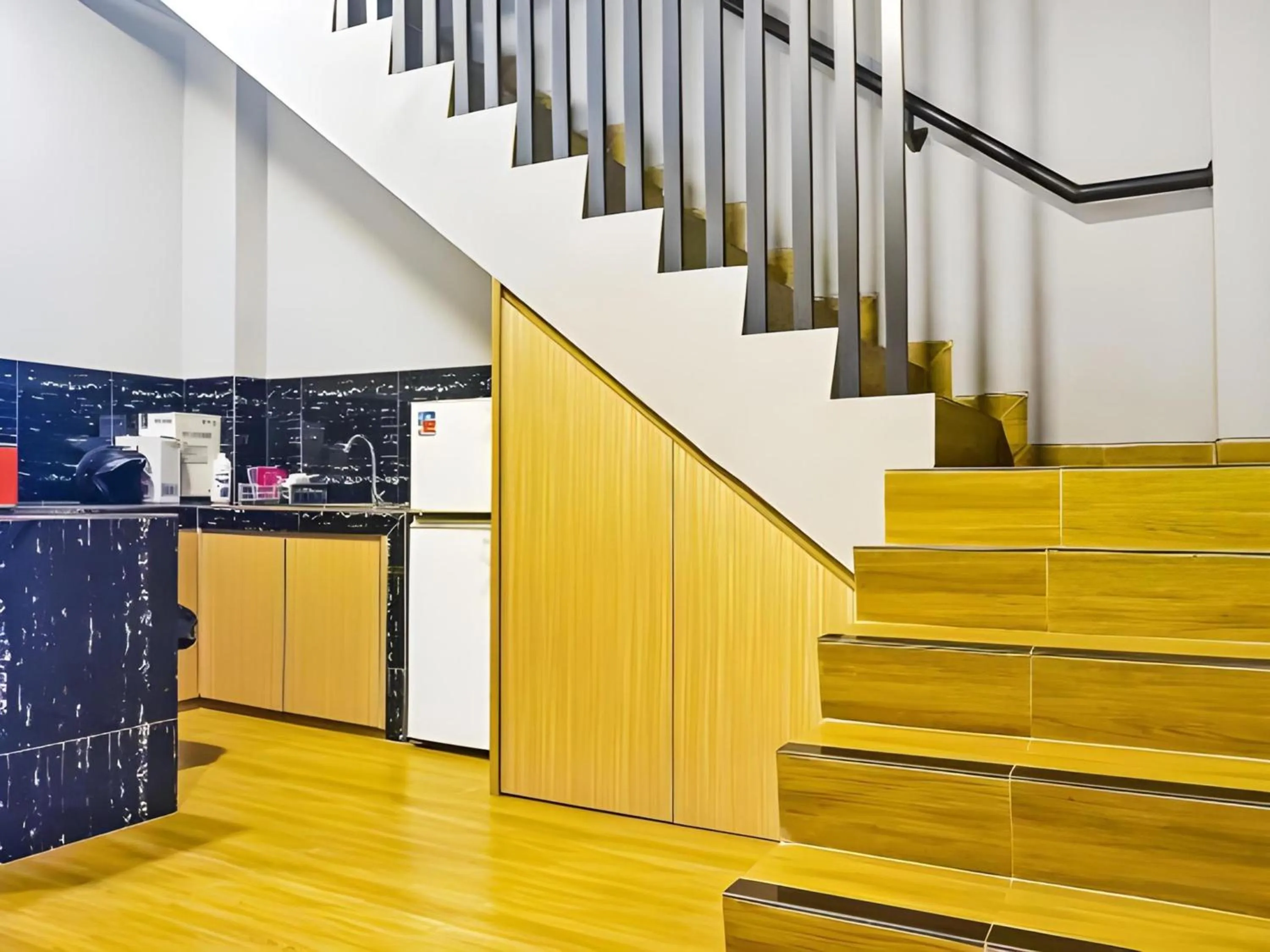 Lobby or reception in Hotel O Fiducia Capsule Hotel