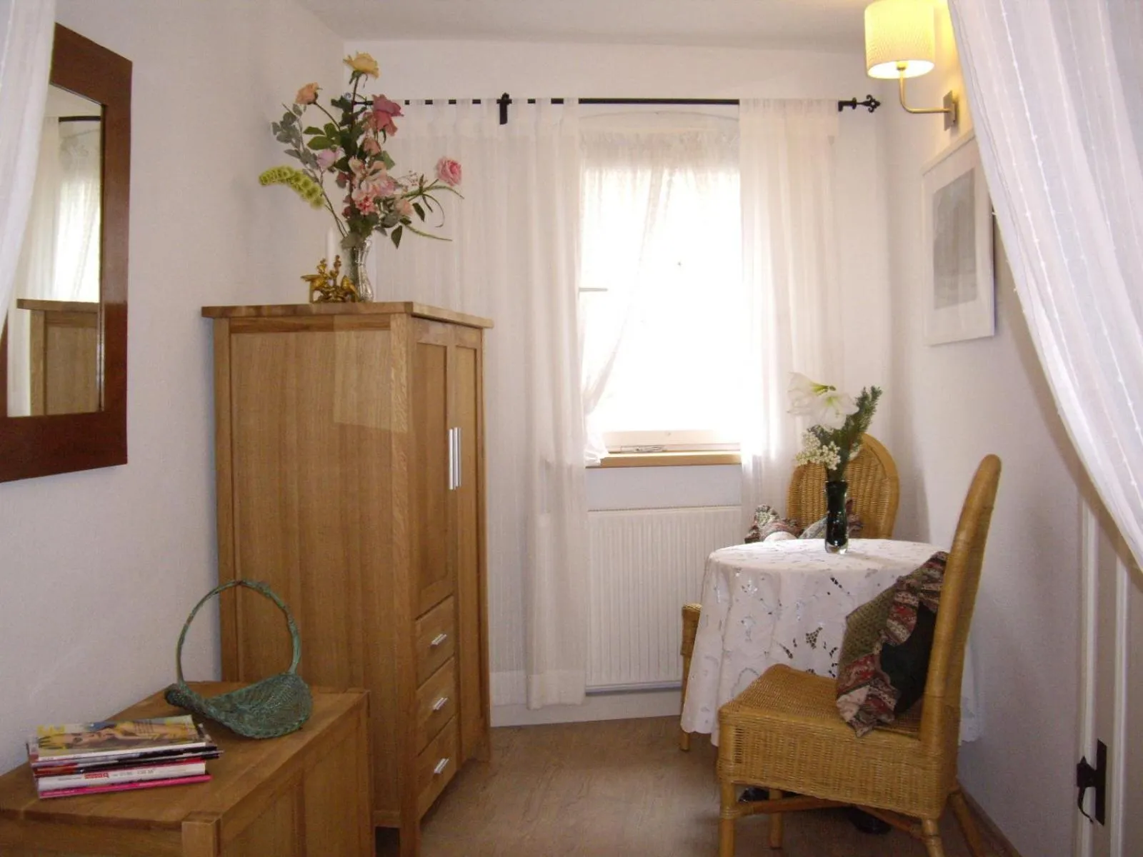 Bedroom in Ferienhäusel am Malerweg mit Terrasse