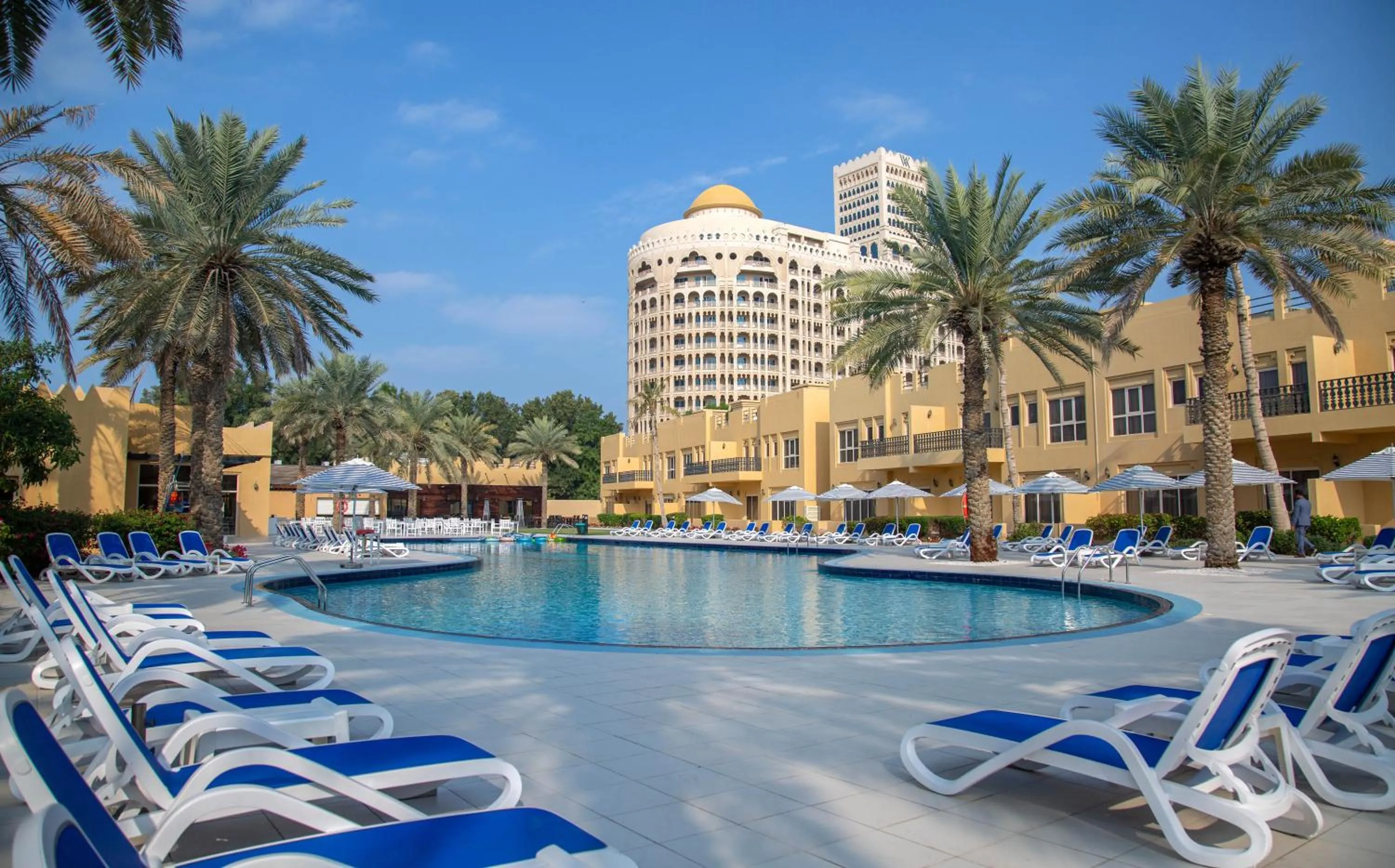 Swimming pool in Al Hamra Village Hotel