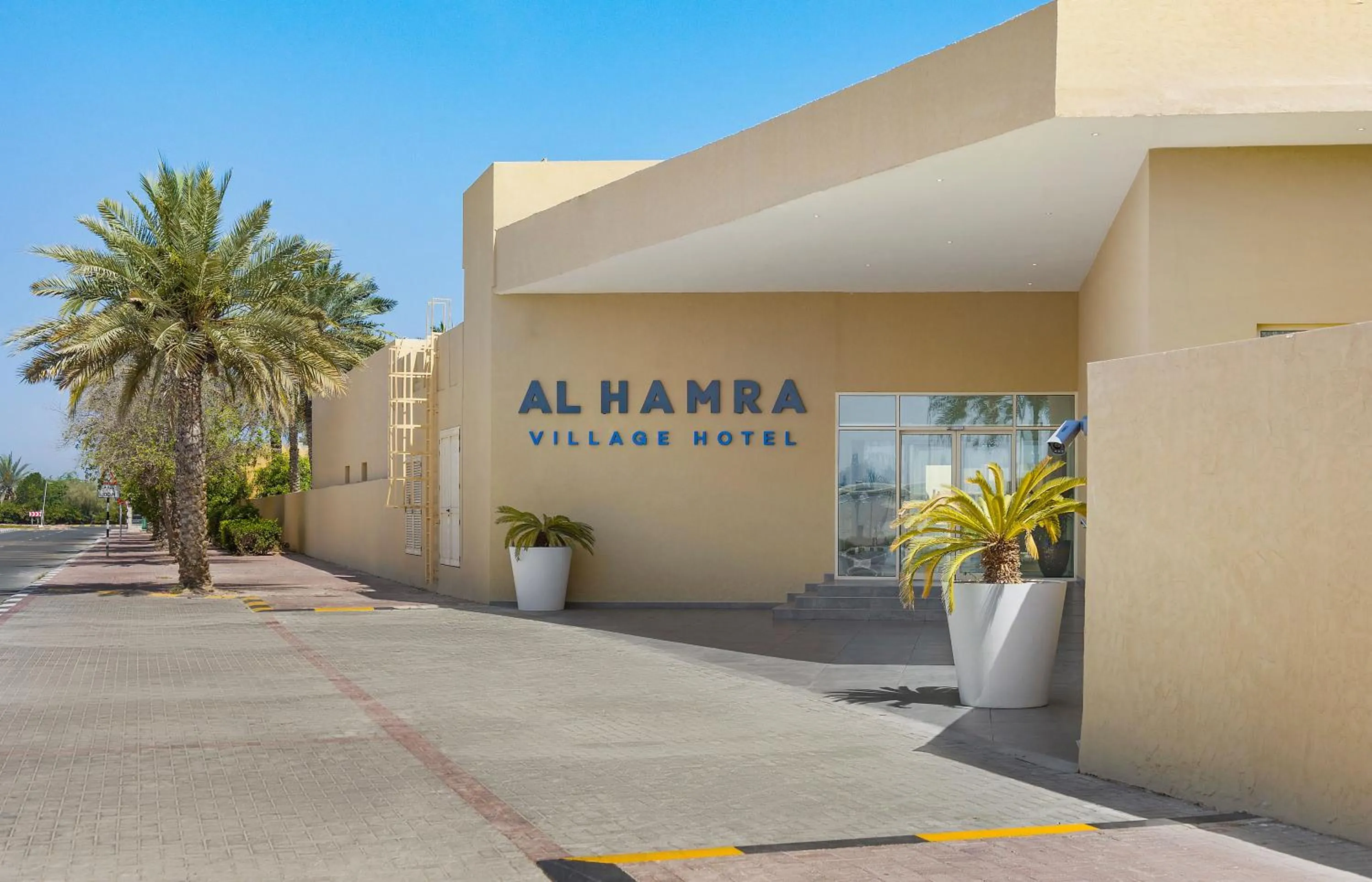 Property building in Al Hamra Village Hotel