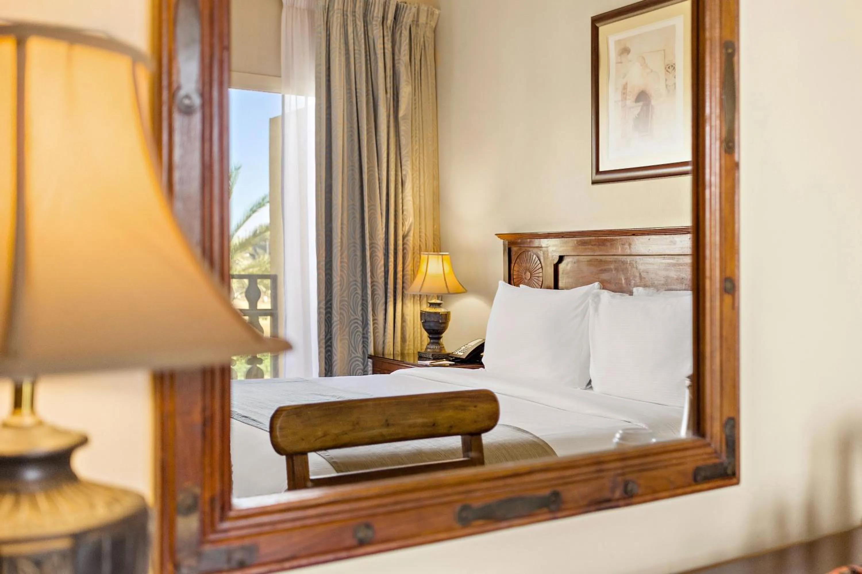 Bedroom, Bed in Al Hamra Village Hotel