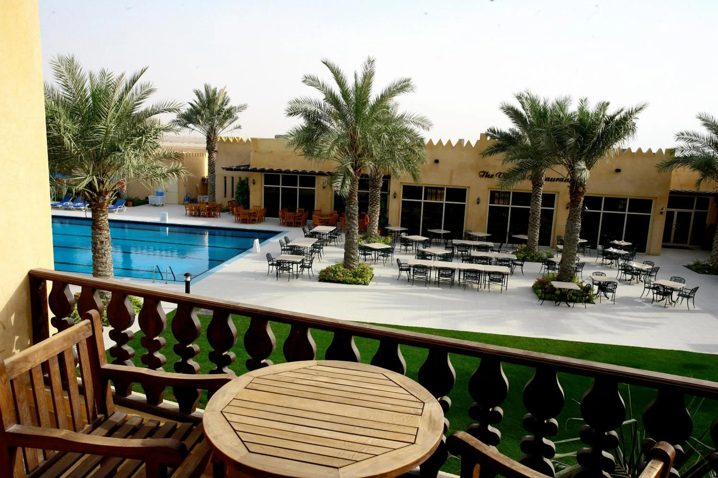 Property building in Al Hamra Village Hotel