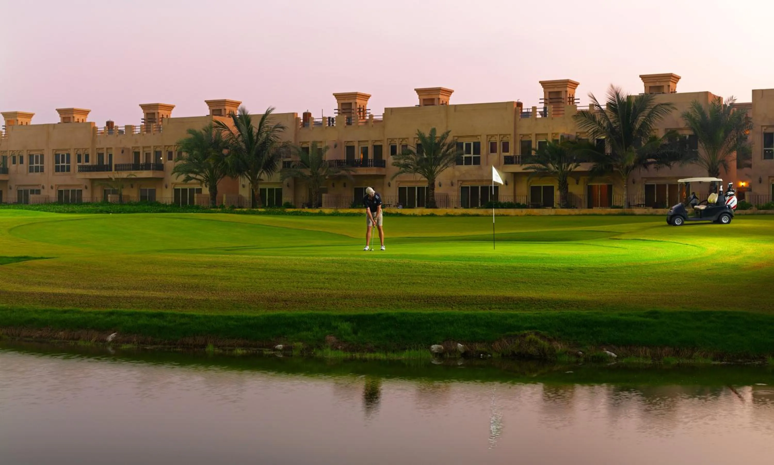 Golfcourse in Al Hamra Village Hotel