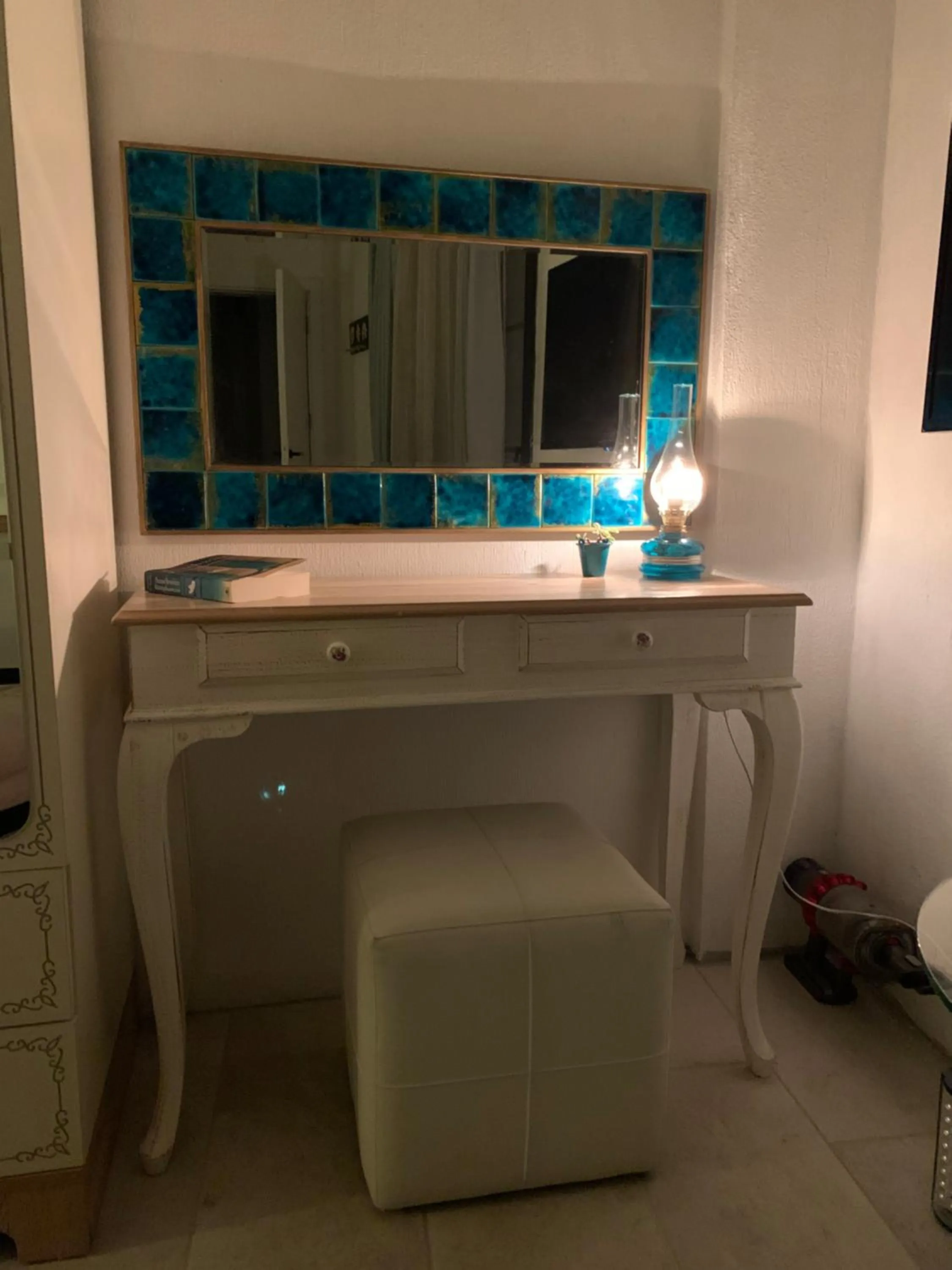 Seating area in Arden's House