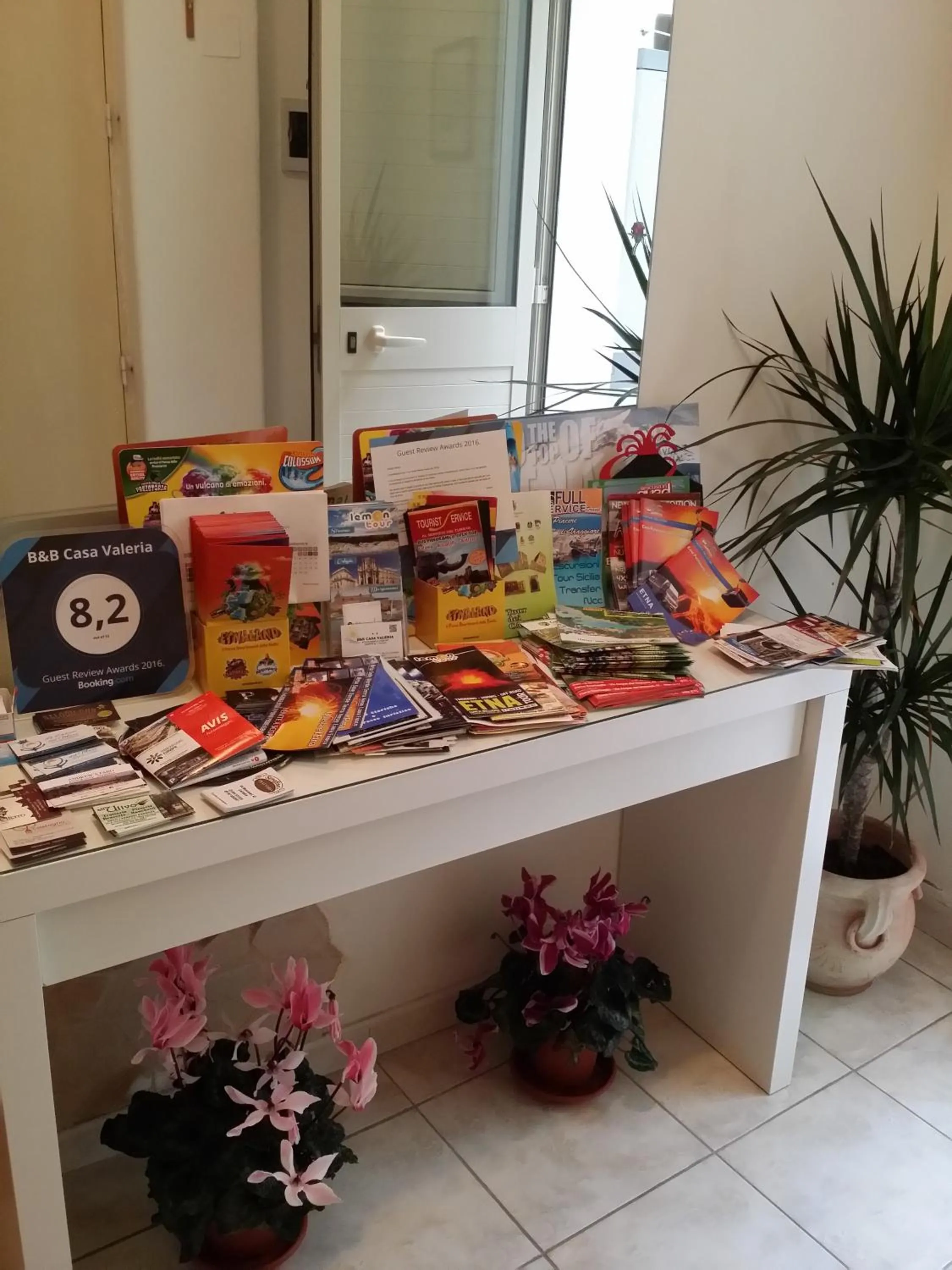 Lobby or reception in B&B Casa Valeria