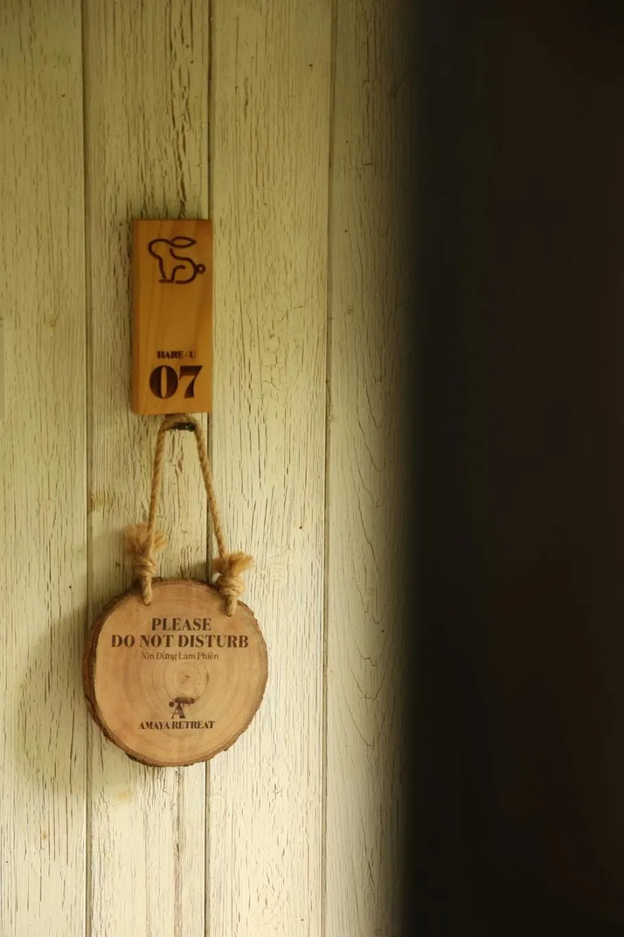 Logo/Certificate/Sign in Amaya Retreat