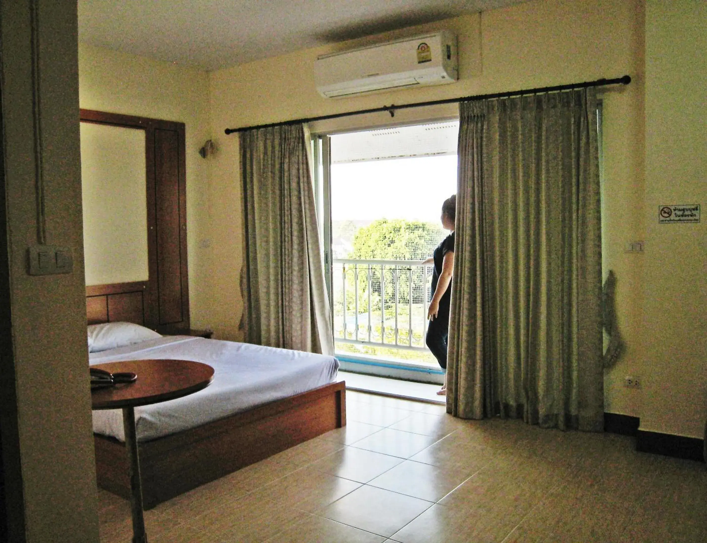 Balcony/Terrace, Bed in Choktawee Residence and Mansion Balcony/Terrace, Bed in Choktawee Residence and Mansion